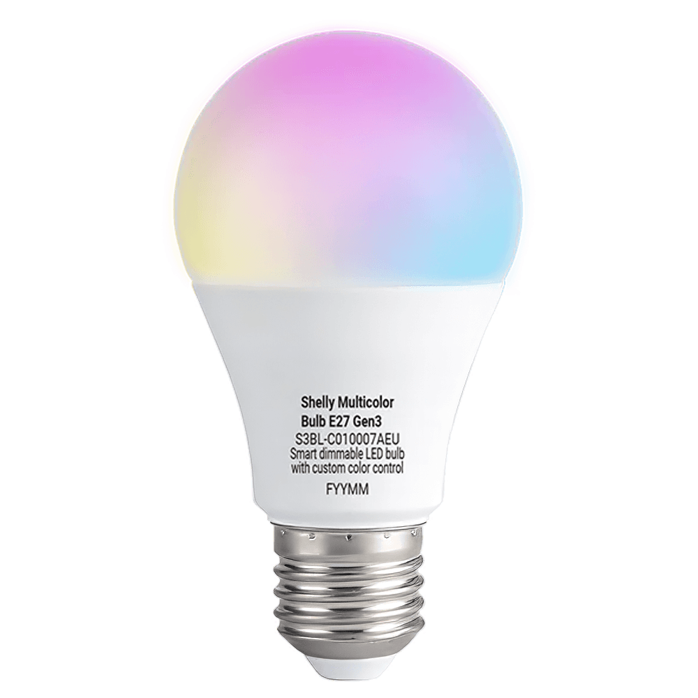 Lâmpada Inteligente SHELLY Multicolor Bulb E27 Gen3 (RGBW - Multicolor) — miniatura 2