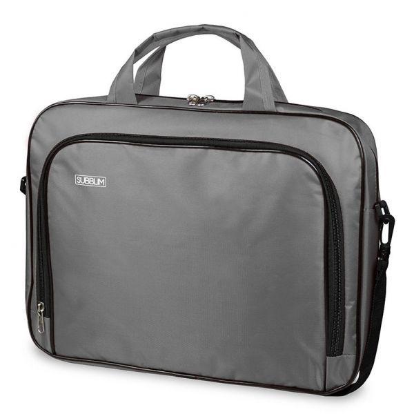 Mala para Portátil SUBBLIM Oxford (Poliéster - 40,6 cm - Altura 29 cm - Cinzento), miniatura 2