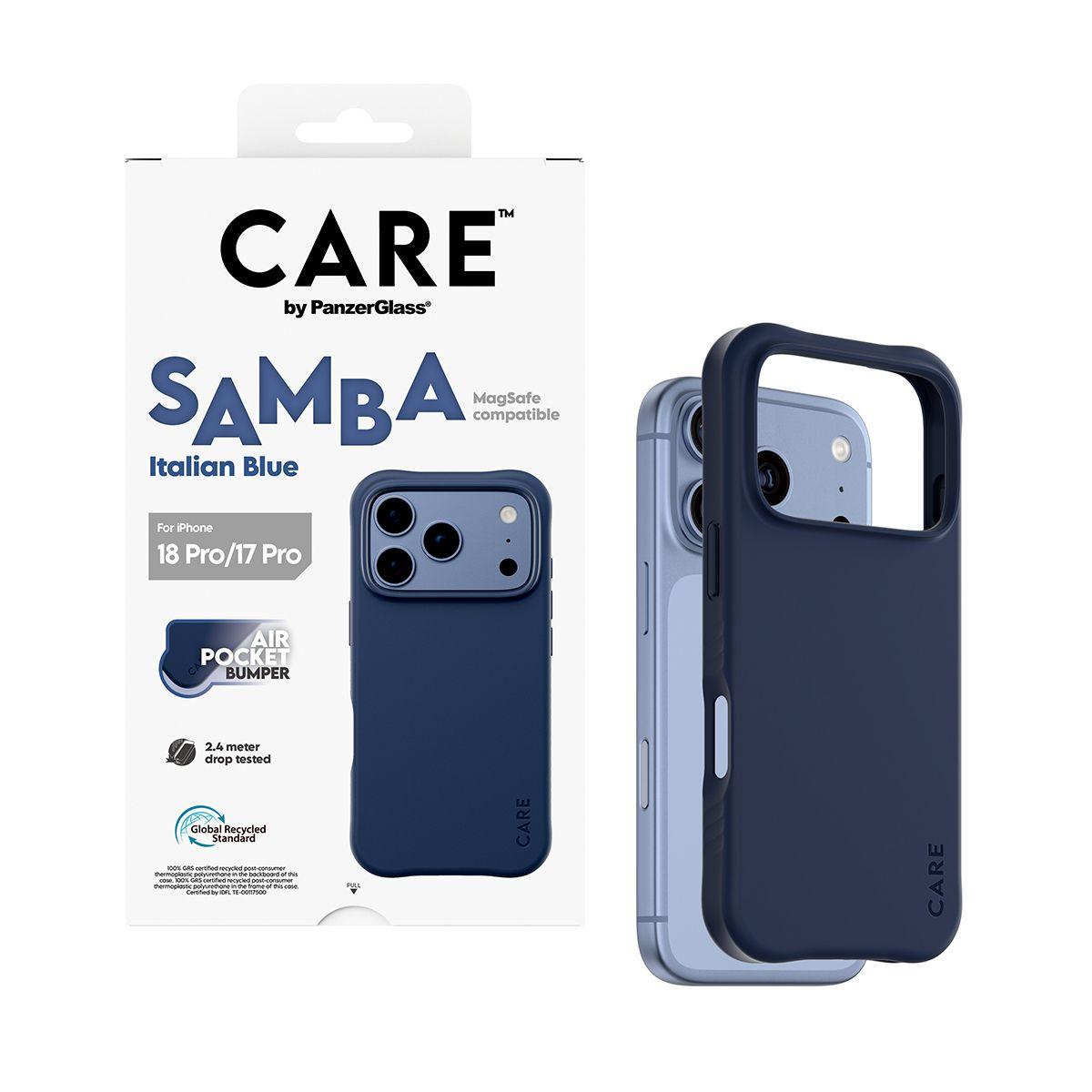 Capa PANZERGLASS Samba Case iP17/18 Pro (Azul Italiano), miniatura 5