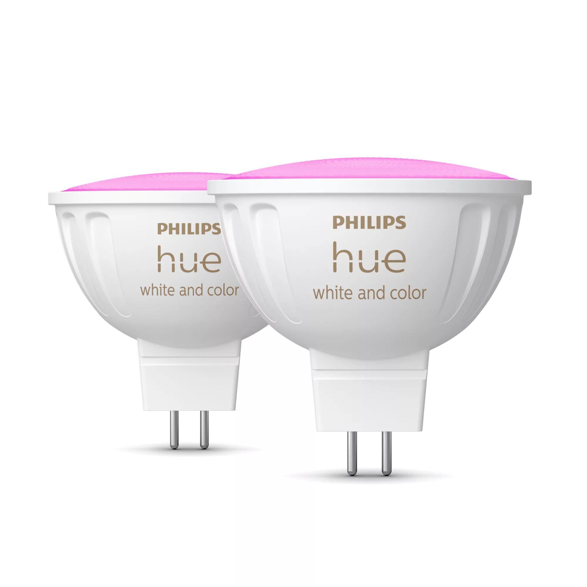 Lâmpada LED Inteligente PHILIPS Hue MR16 (Bluetooth; Zigbee - iOS; Android - Branco)