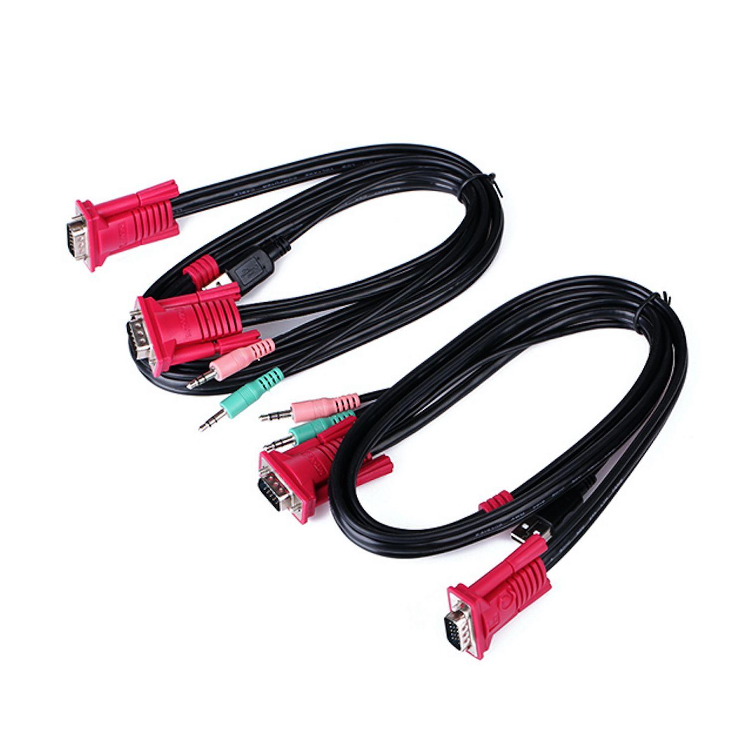 Comutador KVM VGA AISENS A111-0064 (Preto) — miniatura 2