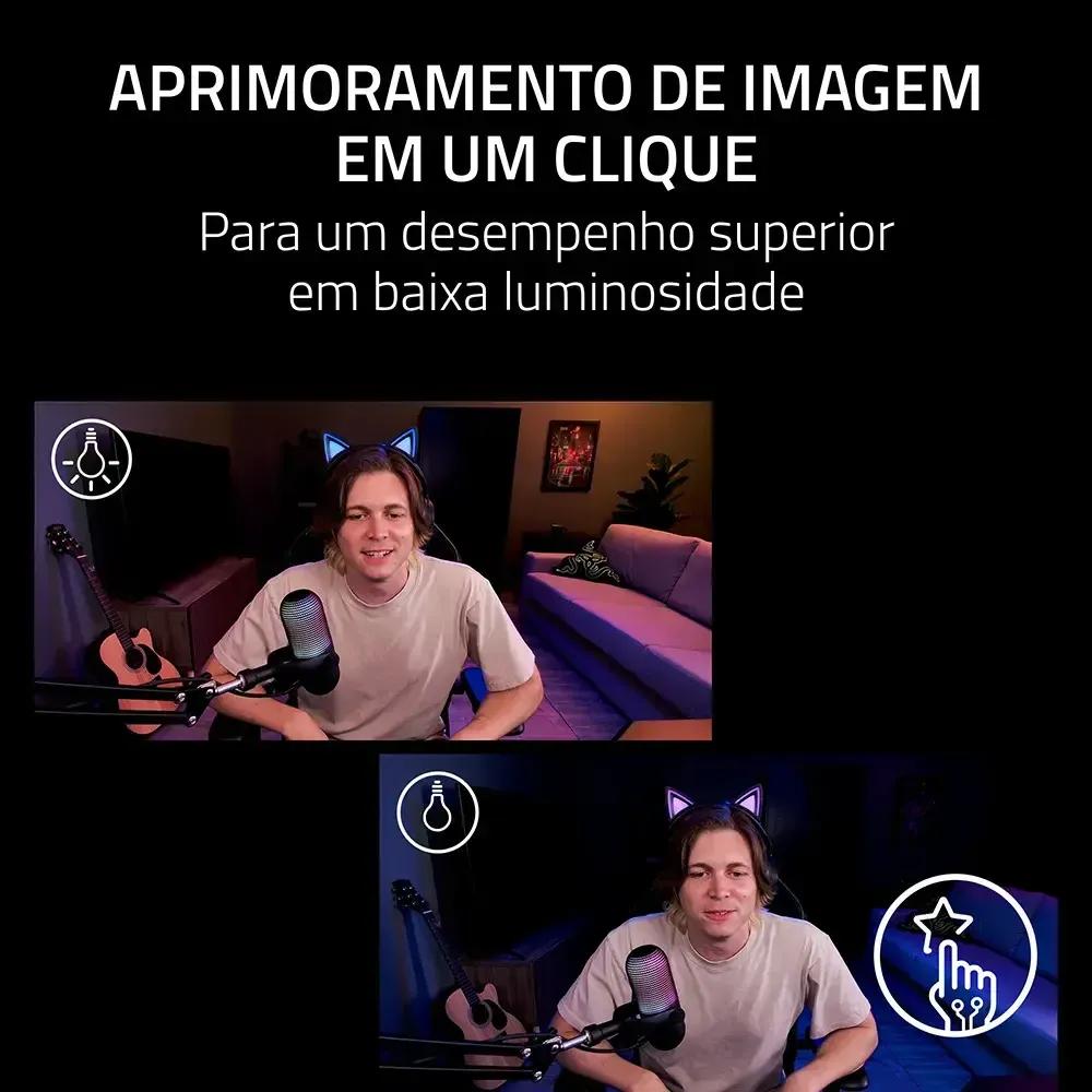 Câmara Web RAZER Kiyo V2 (4K Ultra HD - 60 fps - 3840 x 2160 pixels - Preto) — miniatura 4