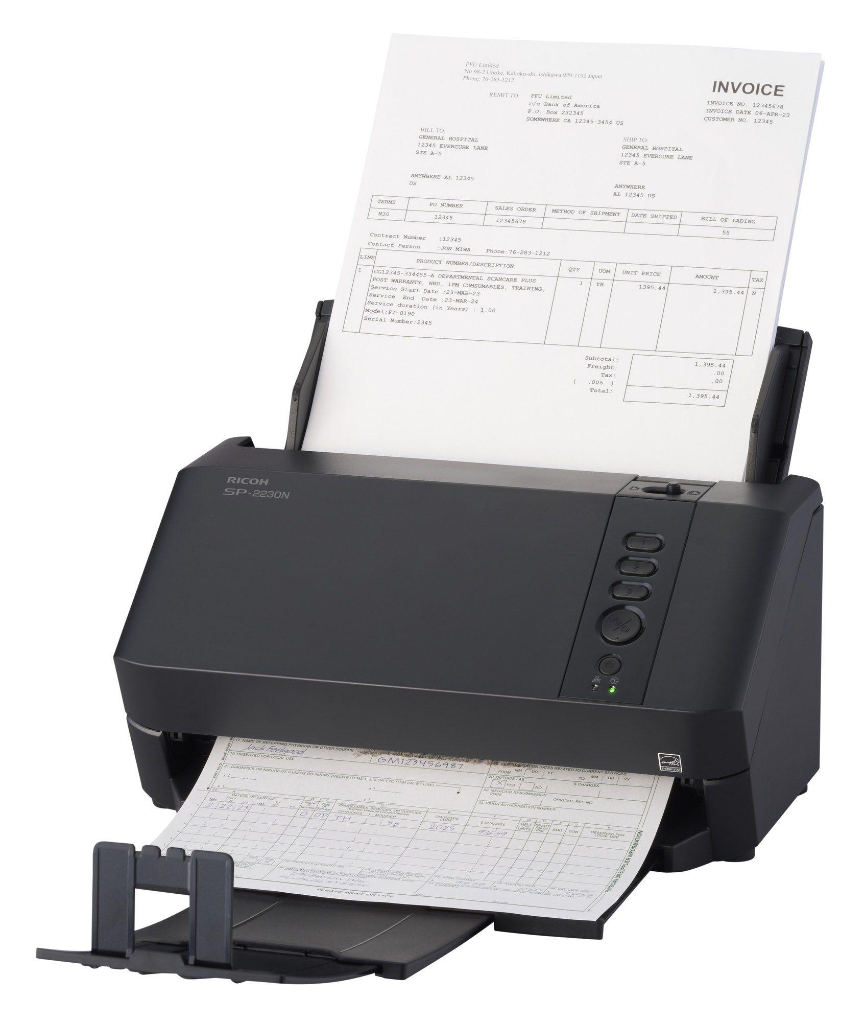 Scanner ADF RICOH SP-2230N (3.2 Gen 1 - Windows 11 x64 - Preto) — miniatura 3