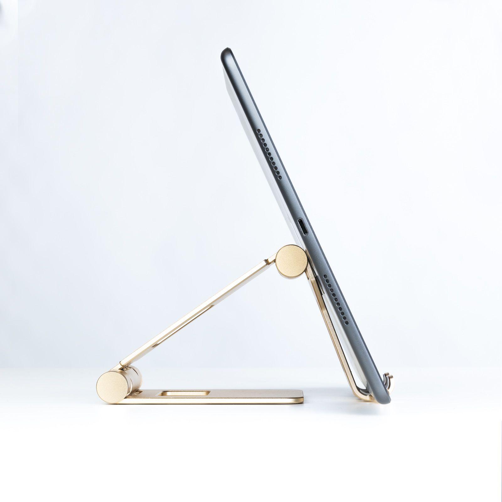 Suporte de Mesa para Telemóvel e Tablet TOOQ PH-KEOPS-ALBA (10" - Dourado), miniatura 7