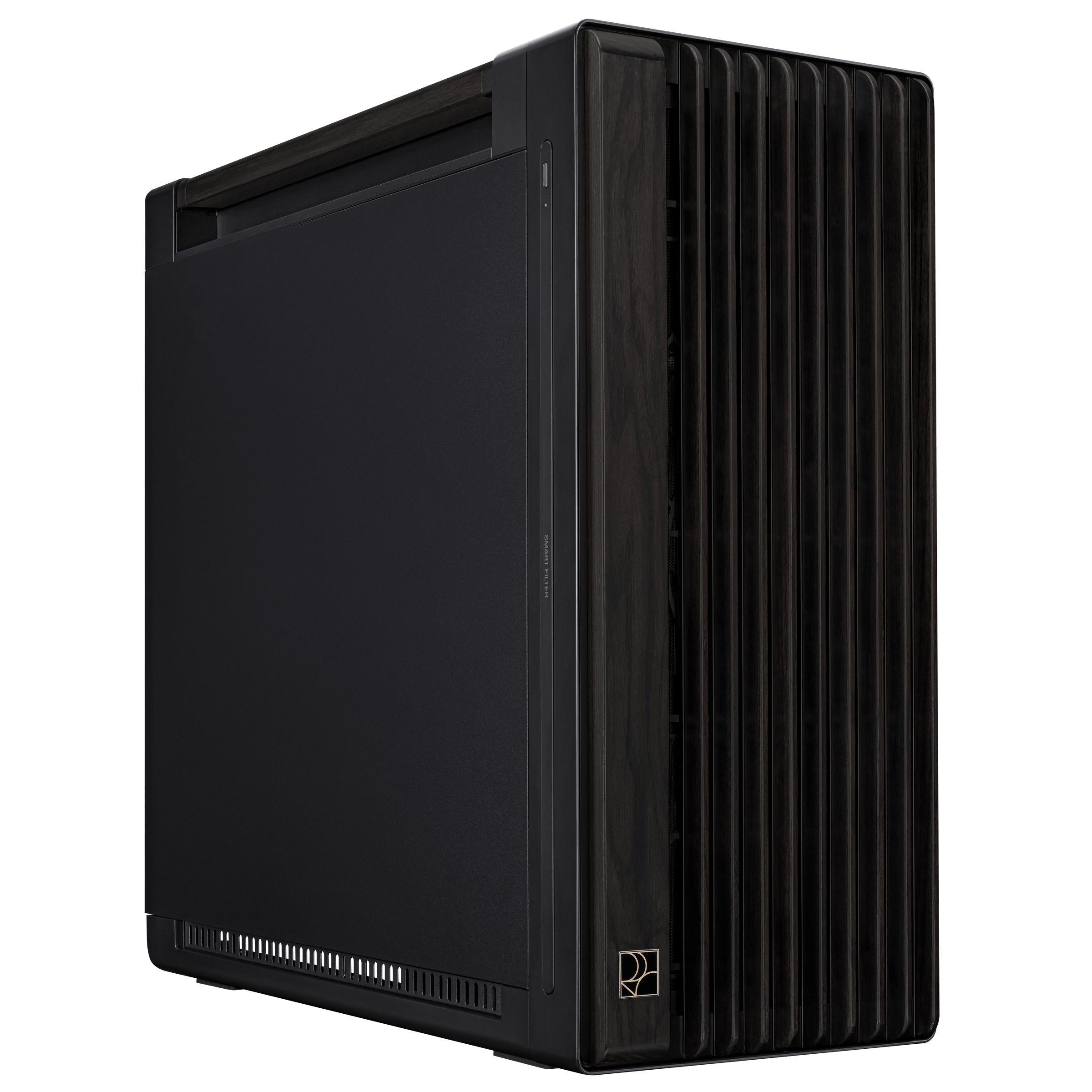 Caixa PC ASUS ProArt PA602 Wood Edition (Midi Tower - Metal, Madeira - 18,5 cm - Preto)