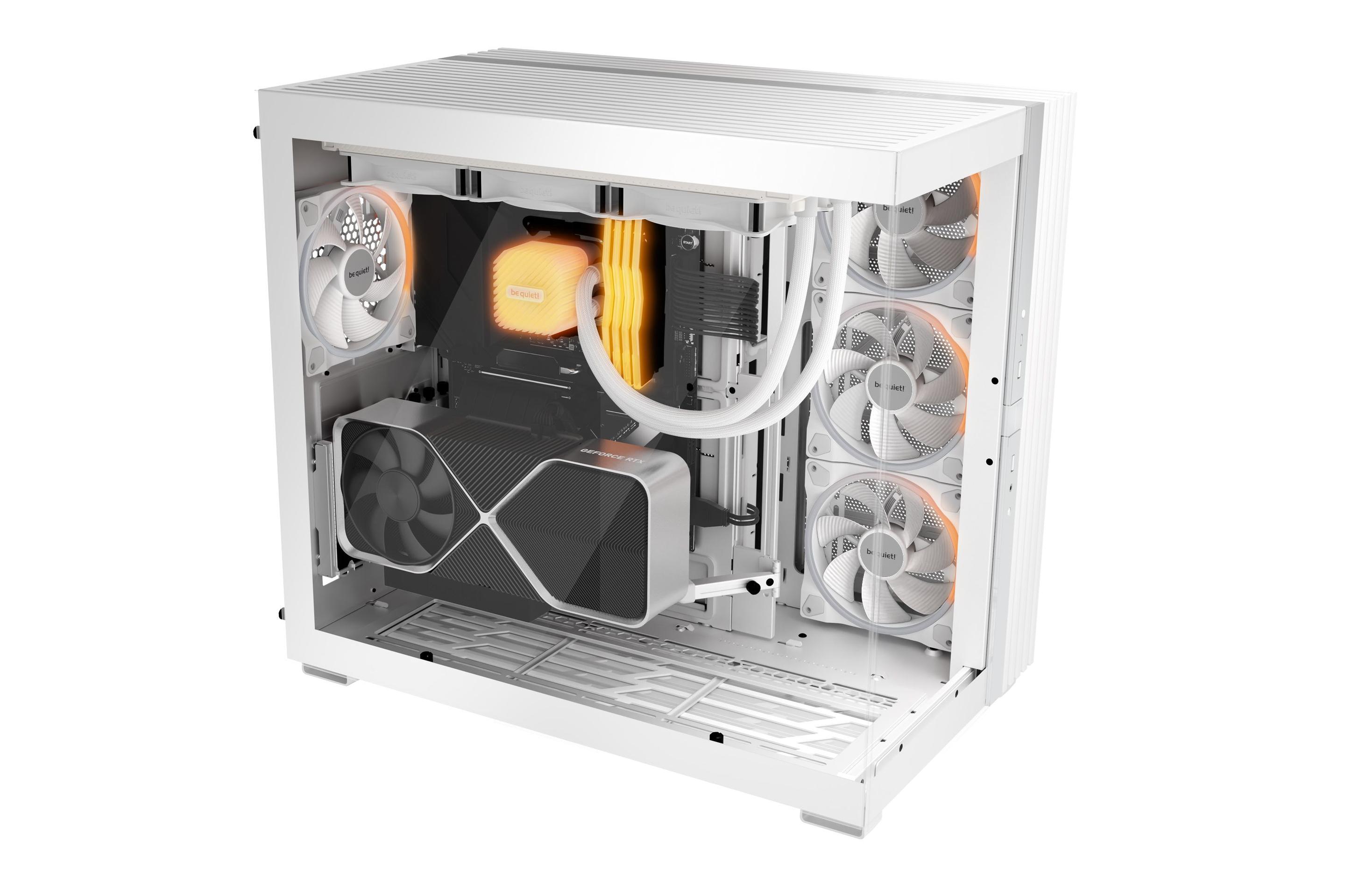 Ventoinha para Caixa de PC BE QUIET! Light Wings PWM Reverse (Branco), miniatura 2