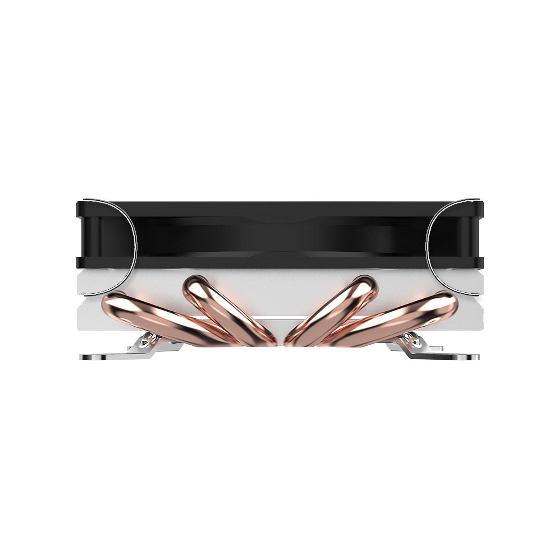 Dissipador de CPU UNYKACH UNYCOOL H37 (90 mm - 3000 RPM - 4-pin - Preto e Branco), miniatura 4