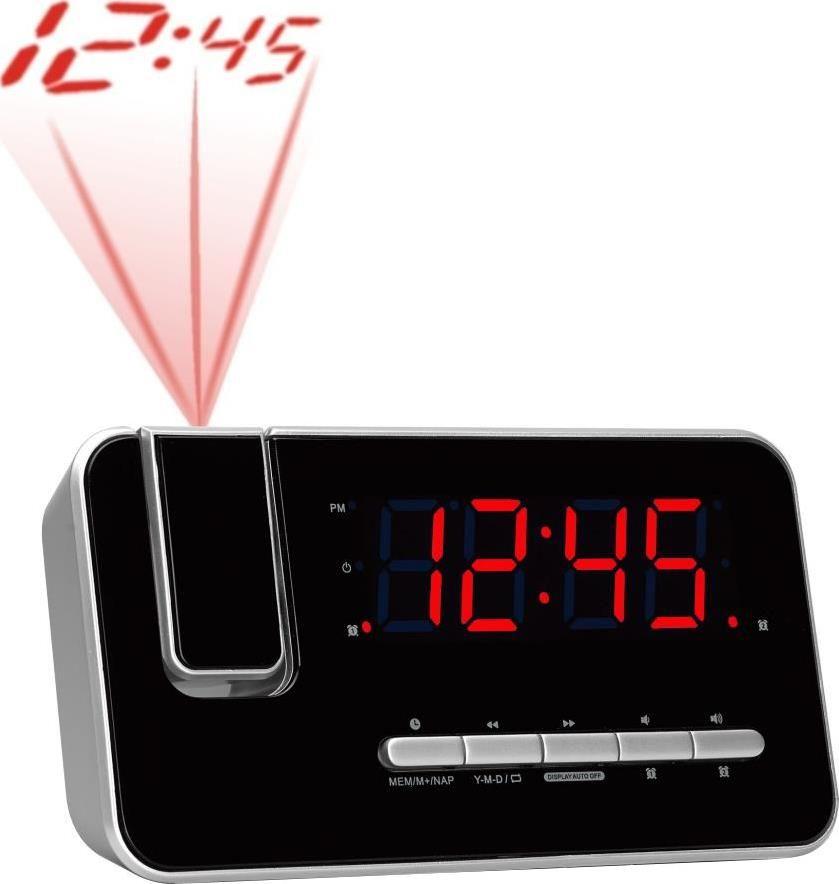 Rádio Despertador DENVER CRP-618 (FM - Projeção)