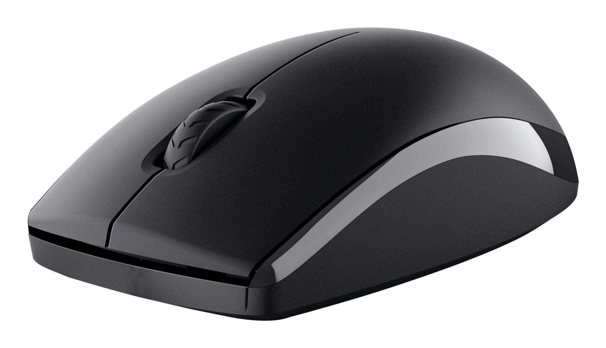 Conjunto de Teclado e Rato TRUST Primo Wireless Deskset (Espanhol - Interruptor de membrana - Tamanho completo - Preto) — miniatura 3
