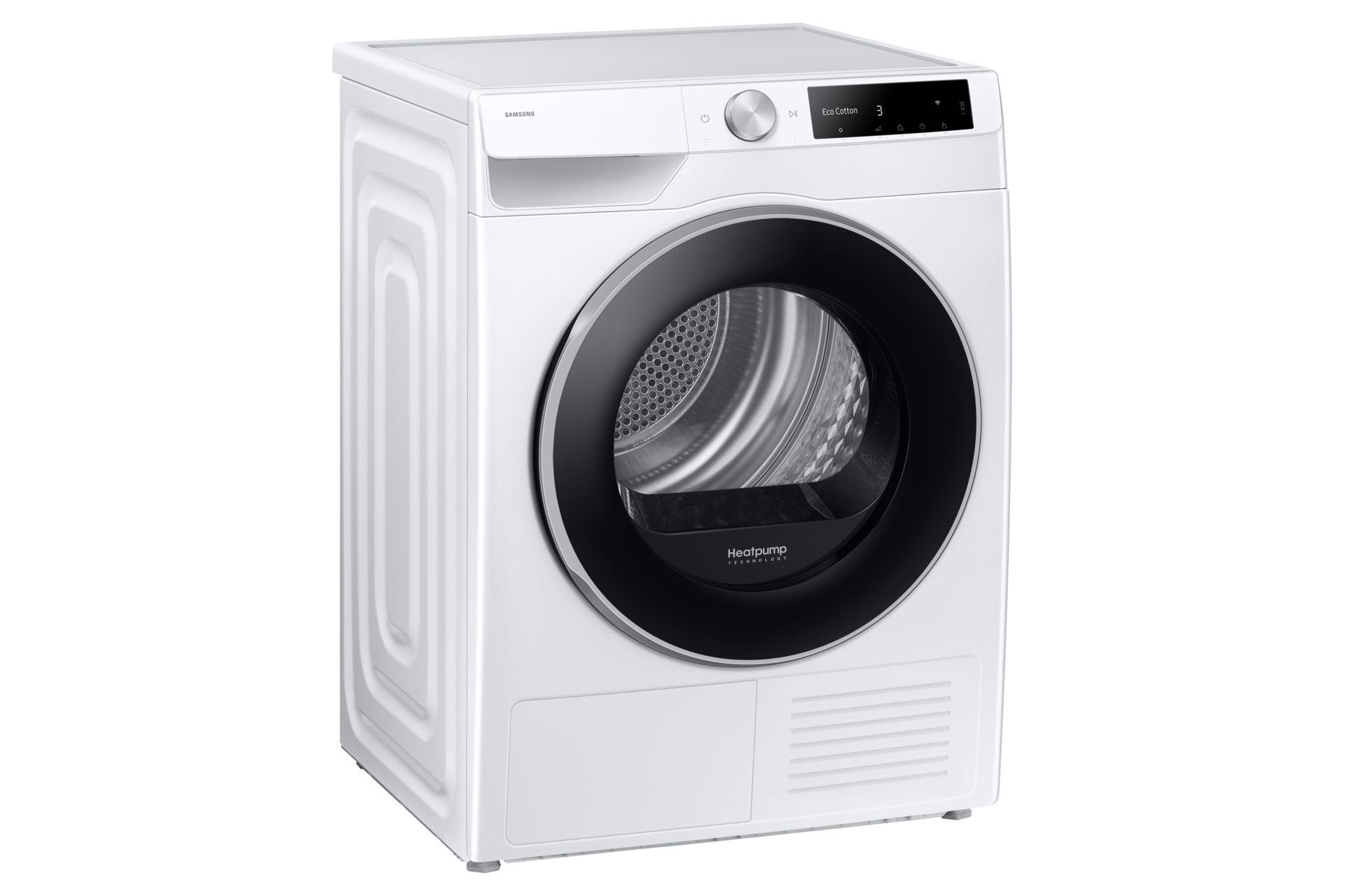 Máquina de Secar Roupa Independente SAMSUNG DV90DG6845LEU3 (9 kg - Bomba de calor - Direita - Branco), miniatura 2