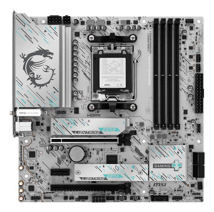 Motherboard MSI B850M GAMING PLUS WIFI (AM5 - micro-ATX - Duplo canal - Preto) — miniatura 2