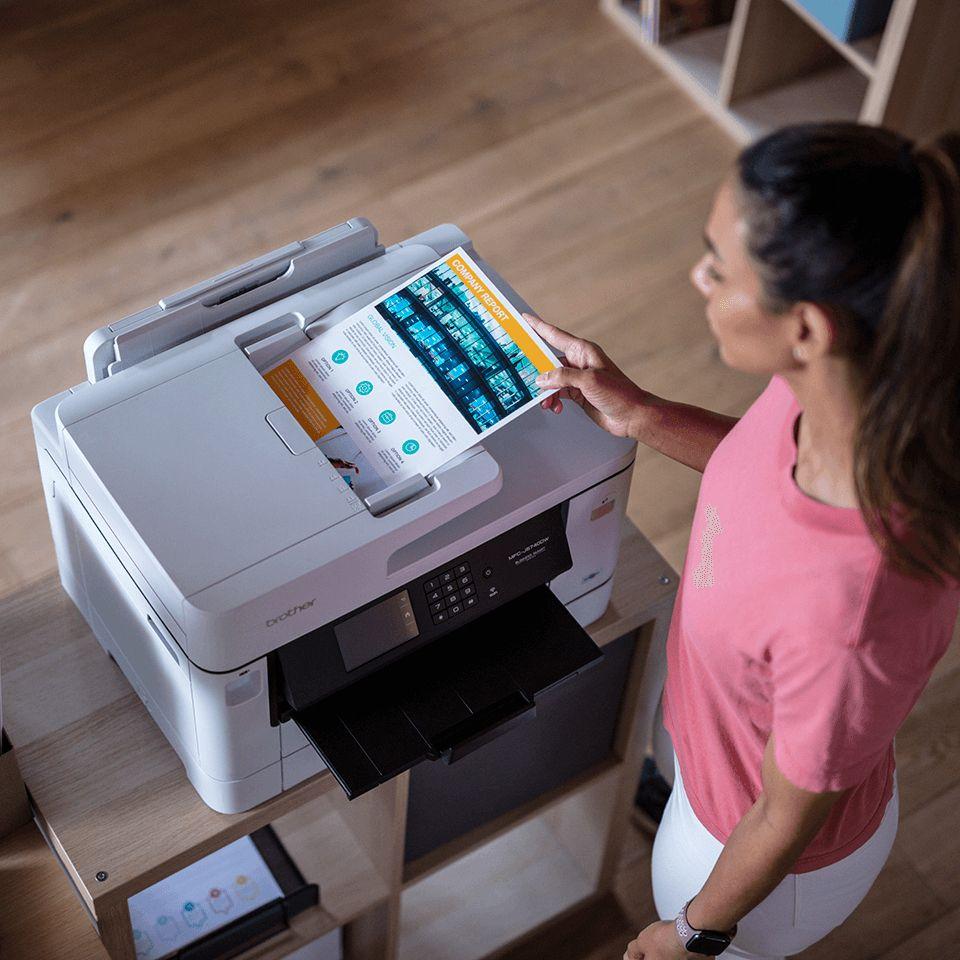 Impressora Multifunções Jato de Tinta BROTHER MFC-J5740DW (A3 - Impressão a cores - 250 folhas - Branco) — miniatura 6