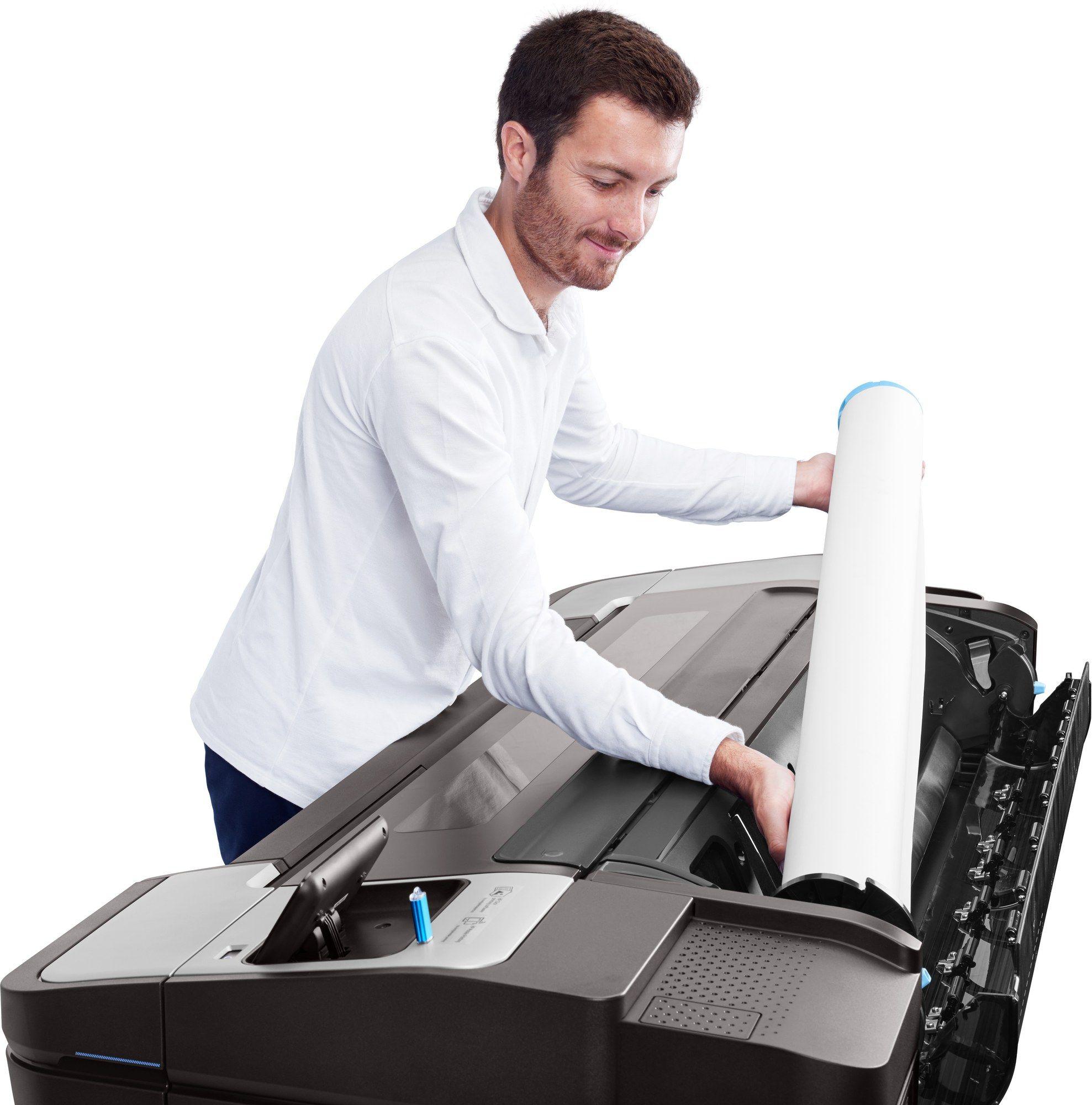 Plotter HP DesignJet T1700 (Com Fios - Preto) — miniatura 10