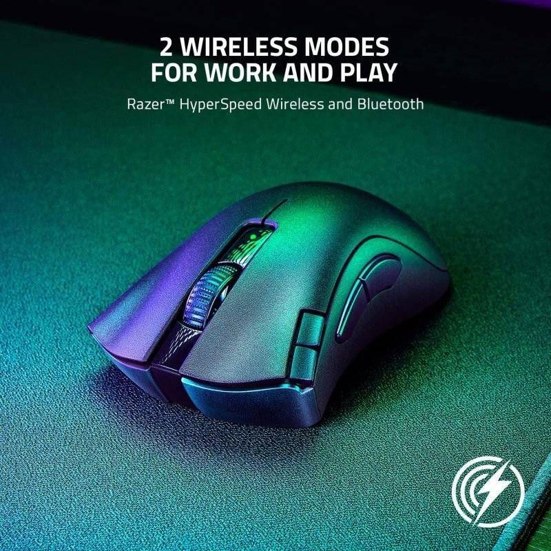 Rato RAZER DeathAdder V2 X HyperSpeed (Mão direita - 14000 DPI - Ótico - Preto) — miniatura 3