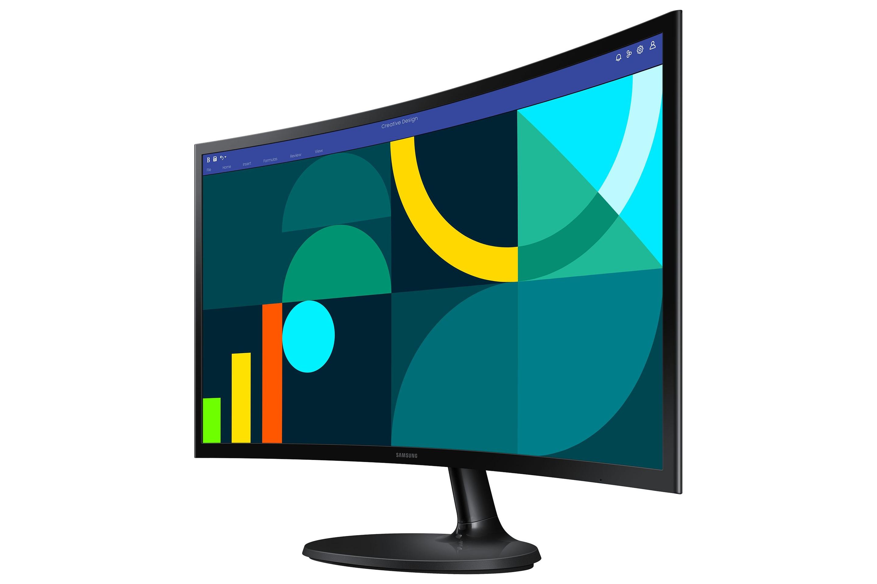 Monitor SAMSUNG Essential S3 S24D364GAU (24" - VA - 100 Hz - Preto) — miniatura 2