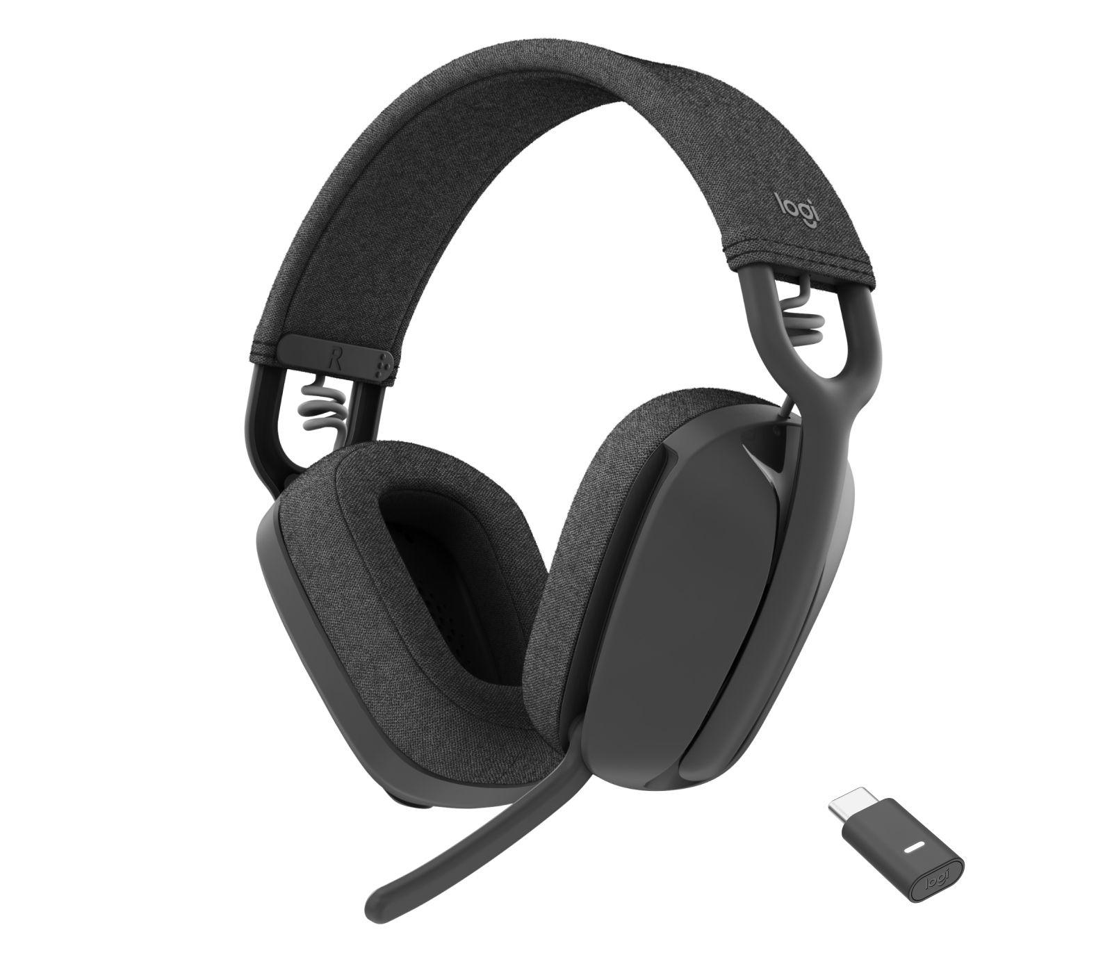 Auscultadores LOGITECH Zone Vibe Wireless UC (Binaural - Sem fios - Circum-aural - Grafite)