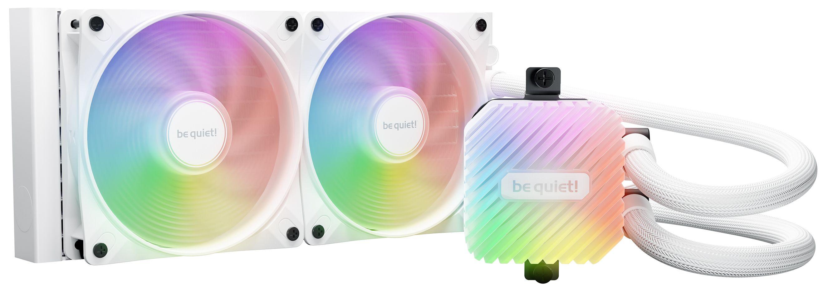 Refrigerador Líquido All-in-One BE QUIET! LIGHT LOOP 240mm (120 mm - 2 ventoinhas - 2100 RPM - Branco)