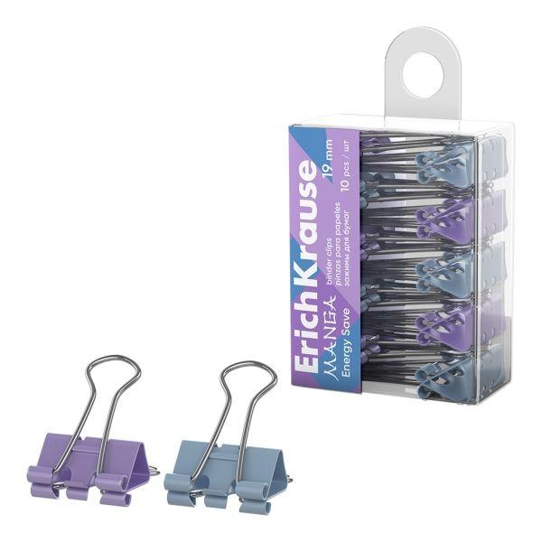 Pinças para Papel ERICHKRAUSE Energy Save Manga (Metal - Cores sortidas)