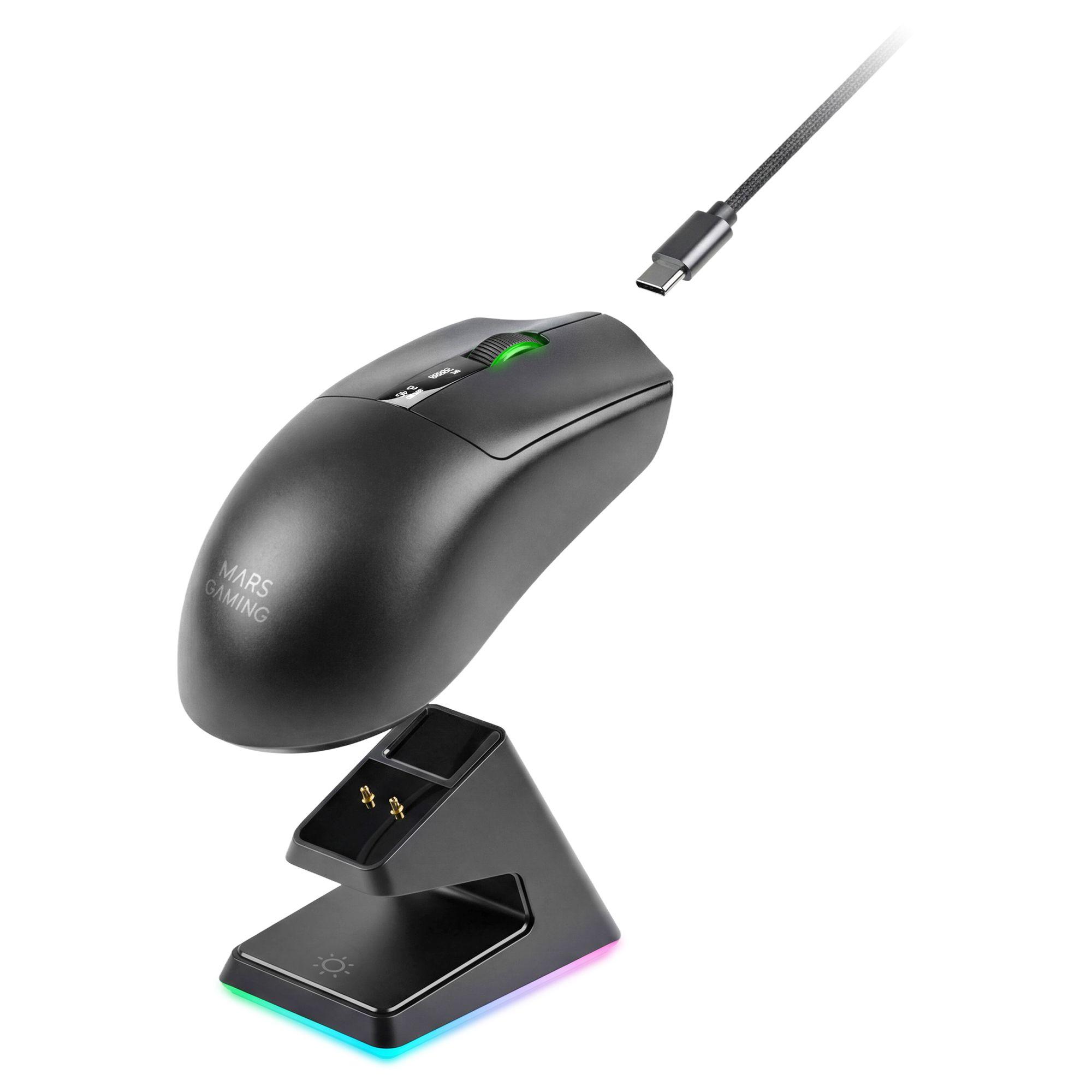Rato Gaming MARS GAMING MMW-ELITE (Mão direita - 20000 DPI - Ótico - Preto) — miniatura 4