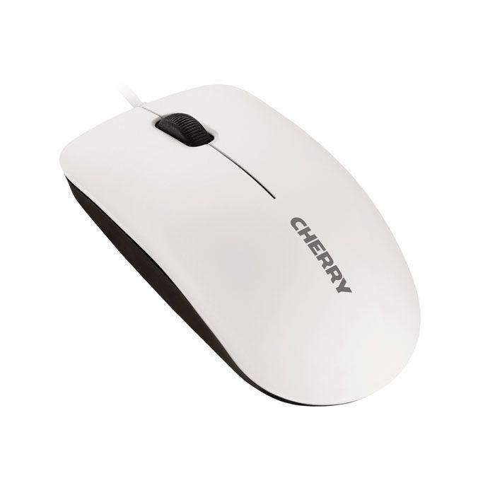 Rato CHERRY MC 1000 (Ambidestro - 1200 DPI - Ótico - Branco) — miniatura 3