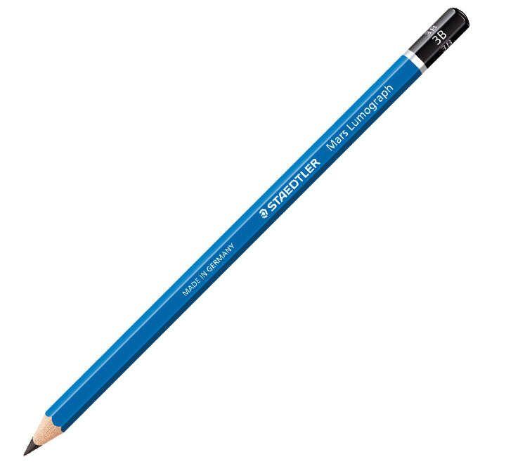 Lápis de Grafite STAEDTLER Mars Lumograph 100 (Azul)