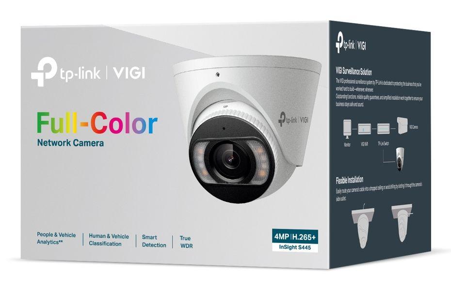 Câmara IP Turret TP-LINK VIGI InSight S445(4mm) (Exterior - 4 MP - 2688 x 1520 pixels - Branco), miniatura 5