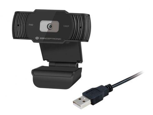 Webcam CONCEPTRONIC AMDIS04B (USB 2.0 - Preto) — miniatura 3