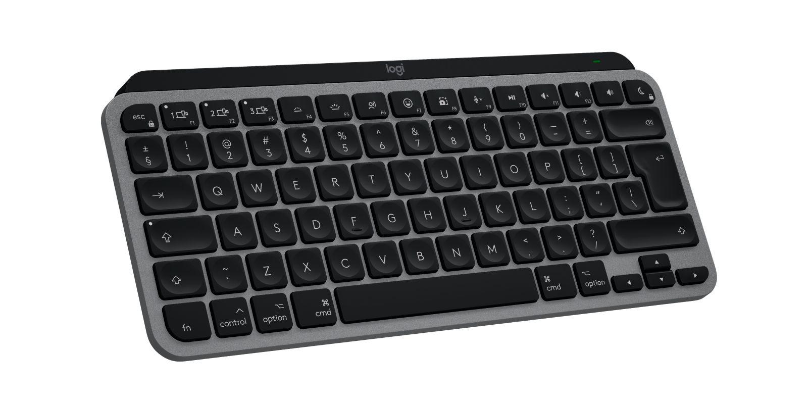 Teclado LOGITECH MX Keys Mini for Mac (Estados Unidos - Teclas tesoura - Bluetooth - Preto e Cinzento) — miniatura 2