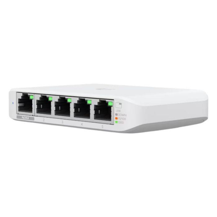 Switch Gerido UBIQUITI USW-Flex-Mini (5 Portas - Gigabit Ethernet - 10 Gbit/s - Branco) — miniatura 3