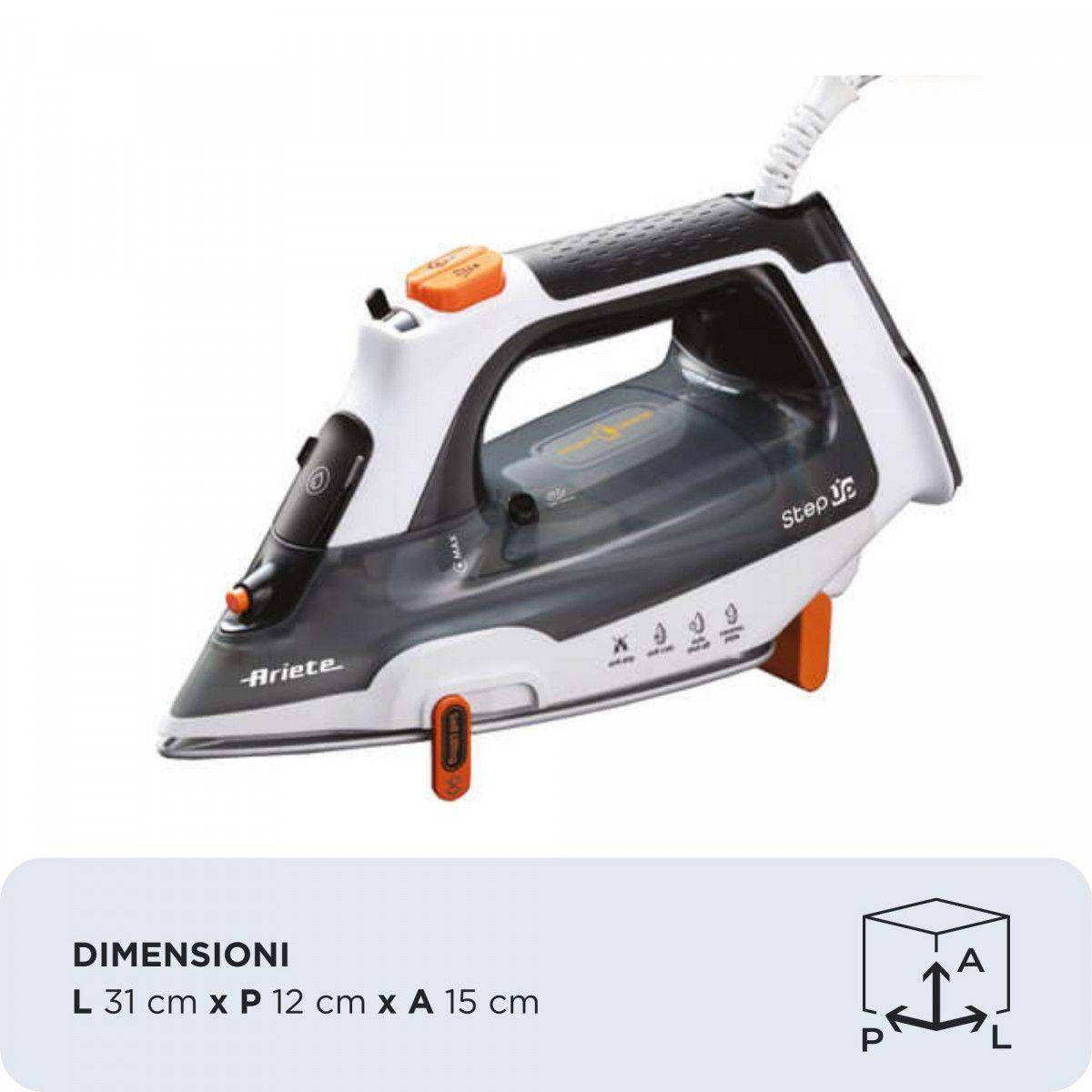 Ferro de Engomar ARIETE 6190/00 (2400 W - 0,32 l - 155 g/min - Cinzento e Preto), miniatura 4