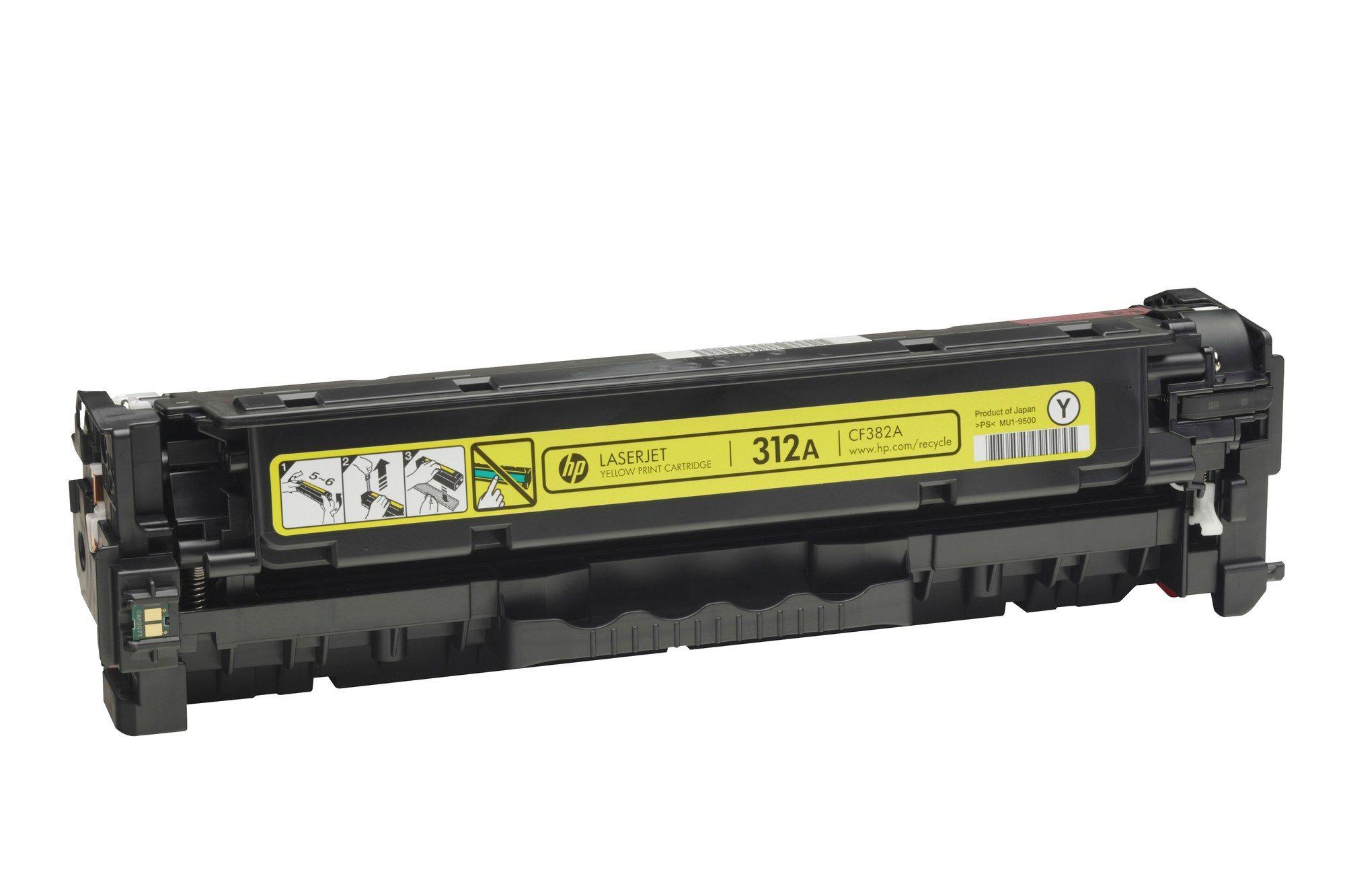 Toner HP 312A CF382A (2700 páginas - HP LaserJet Pro M476 - Amarelo), miniatura 4