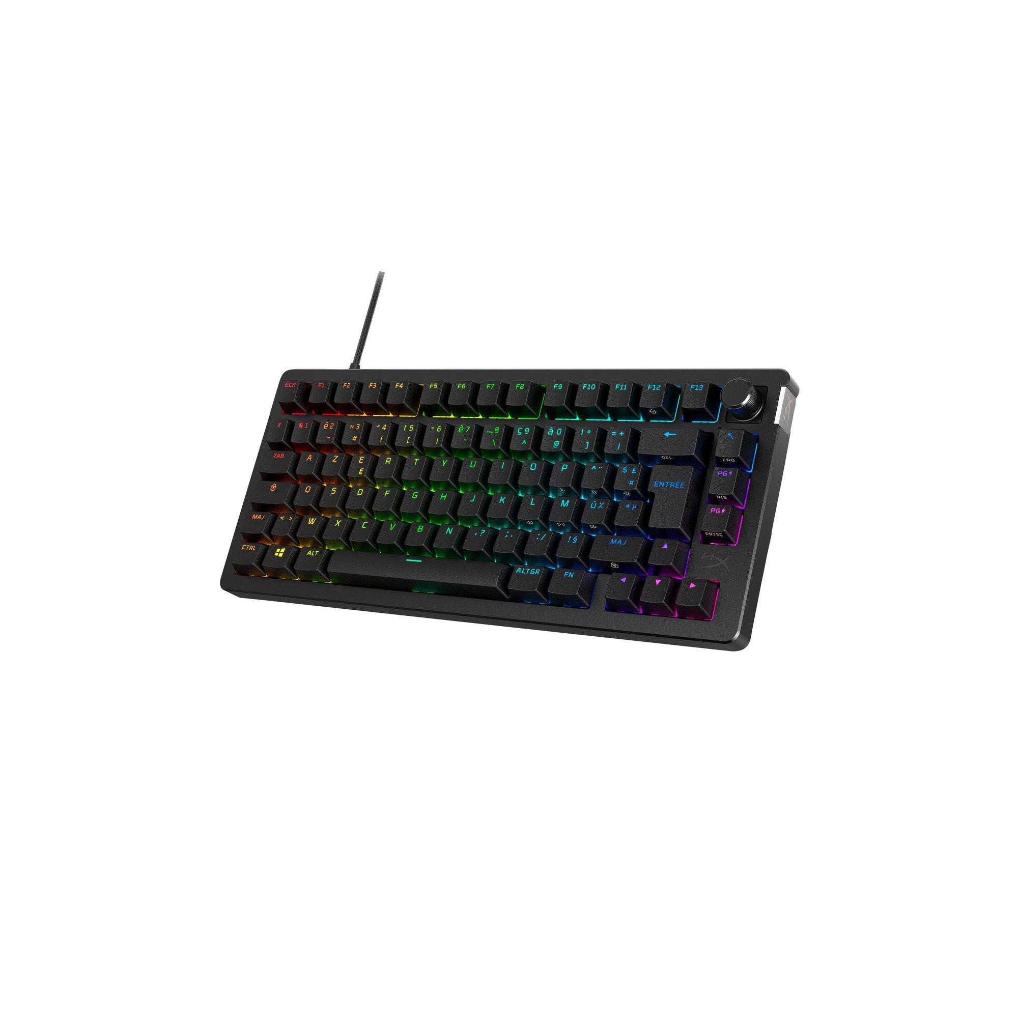 Teclado HYPERX Alloy Rise 75 (Mecânico linear - 75% - USB - Preto) — miniatura 2