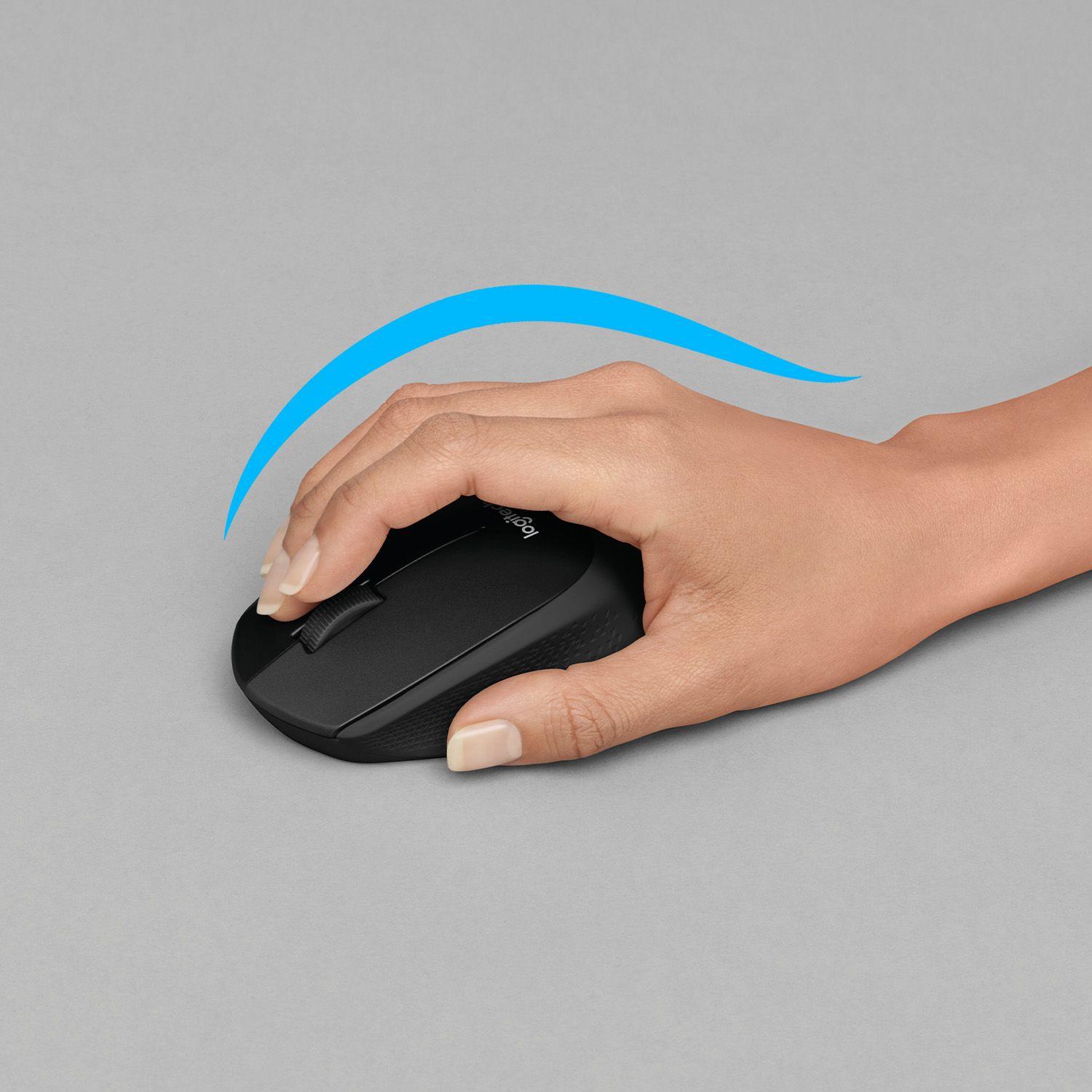 Rato LOGITECH M330 Silent Plus (Mão direita - 1000 DPI - Ótico - Preto) — miniatura 2