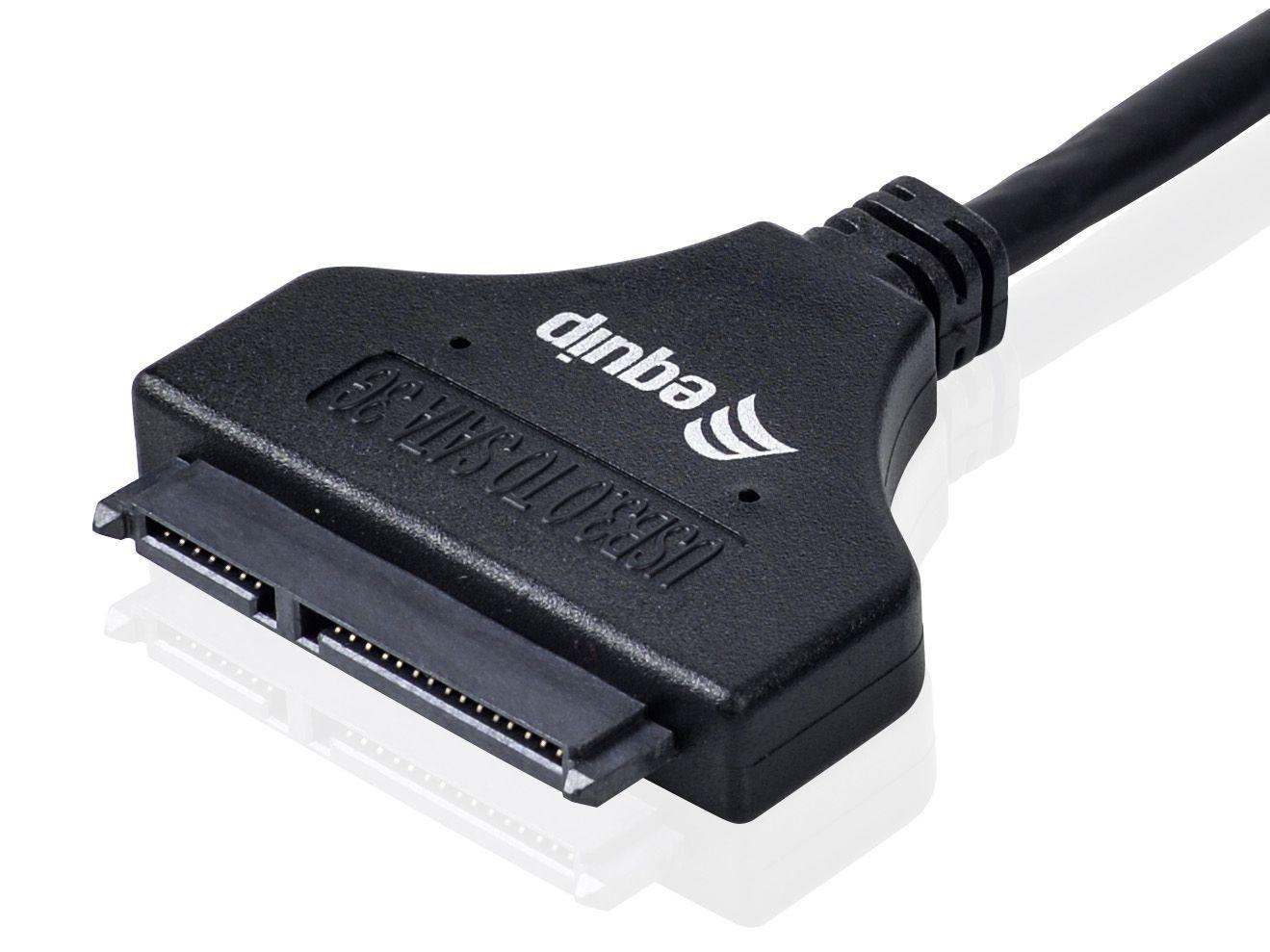 Adaptador USB-A para SATA EQUIP 133471 (0,5 m - USB 3.0 A - Preto) — miniatura 3