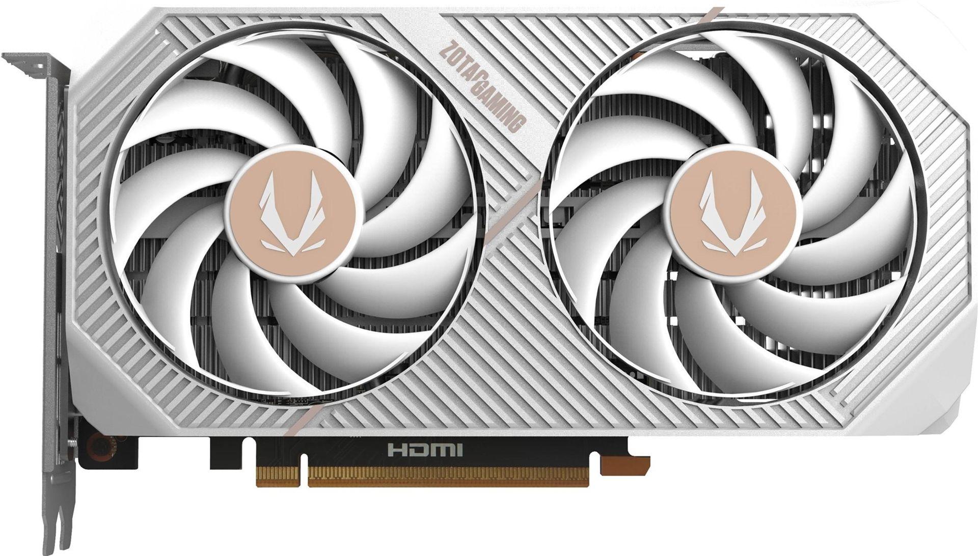 Placa Gráfica ZOTAC GAMING GeForce RTX 5050 TWIN EDGE OC WHITE (GeForce RTX 5050 - 8 GB - 128 bit - Branco)