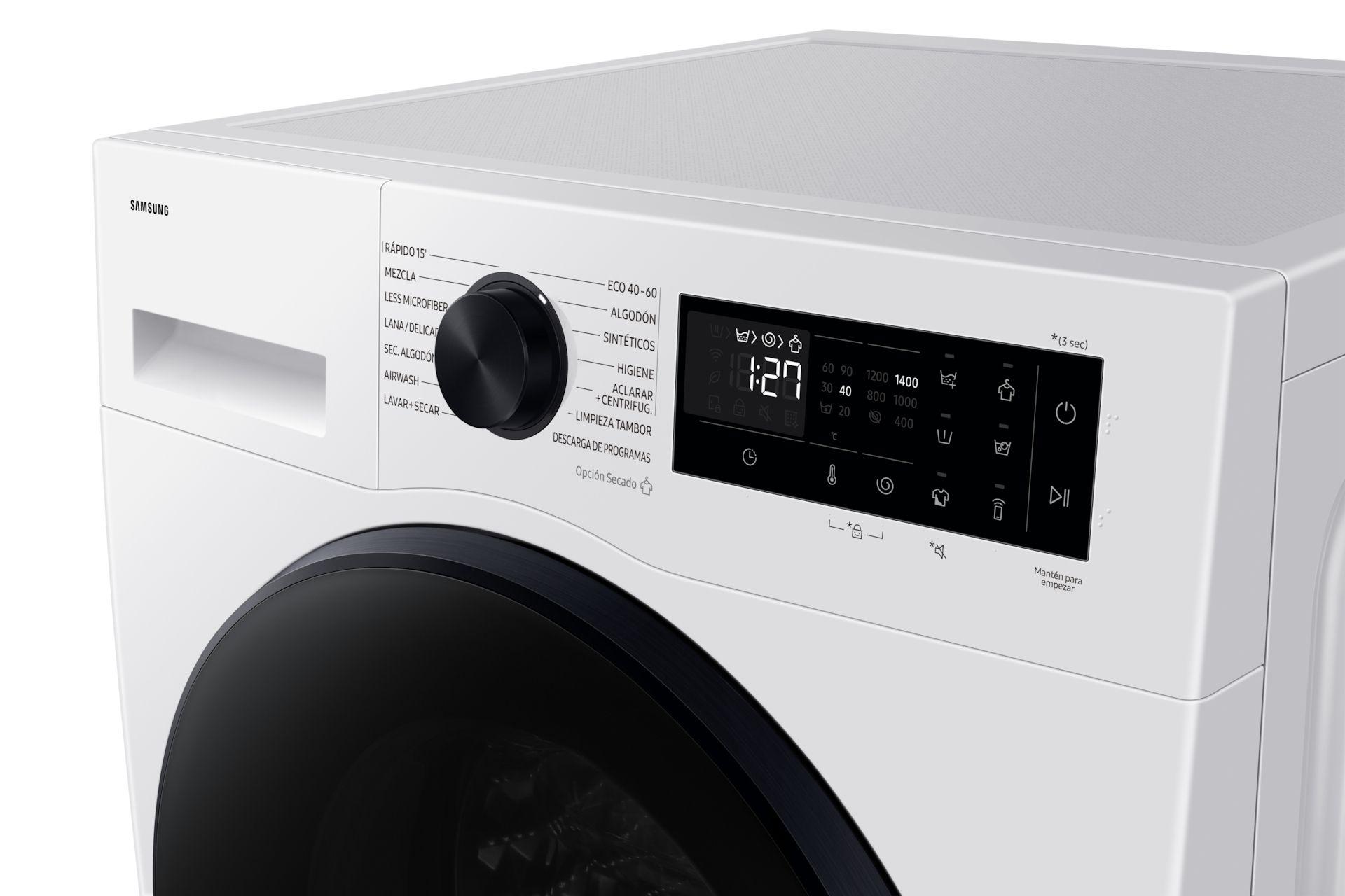 Máquina de Lavar e Secar Roupa Independente SAMSUNG WD90DG5B15BEEC (B - 9 kg - 6 kg - Branco) — miniatura 8
