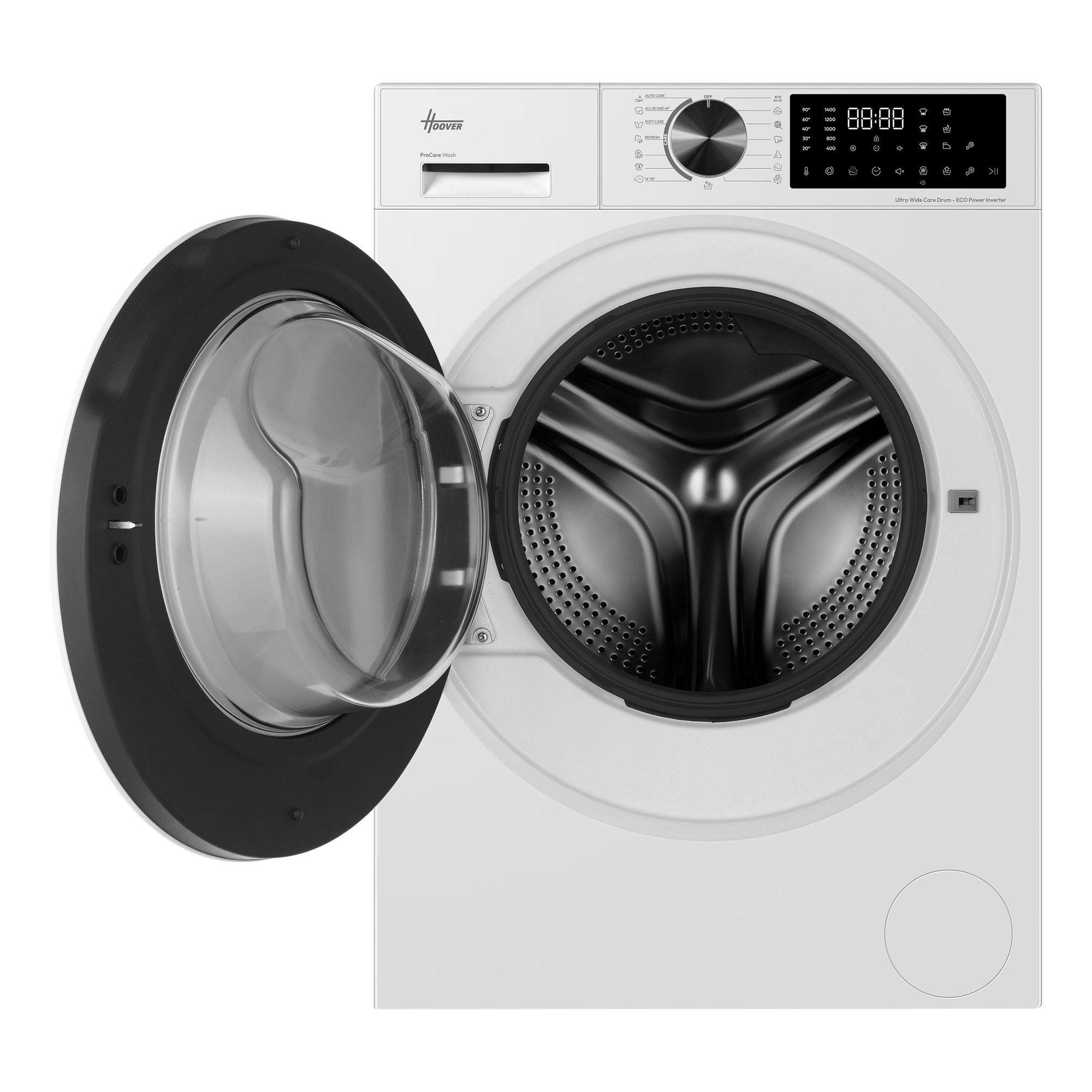 Máquina de Lavar Roupa Independente HOOVER H3W414BL9H (1400 RPM - B - A - Branco), miniatura 2