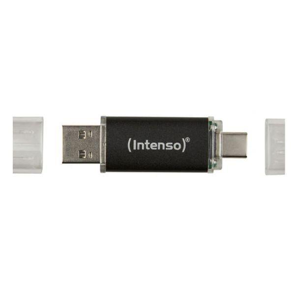 Pen USB INTENSO Twist Line (USB Type-A / USB Type-C - USB 3.2 Gen 1 - Tampa - Antracite), miniatura 2