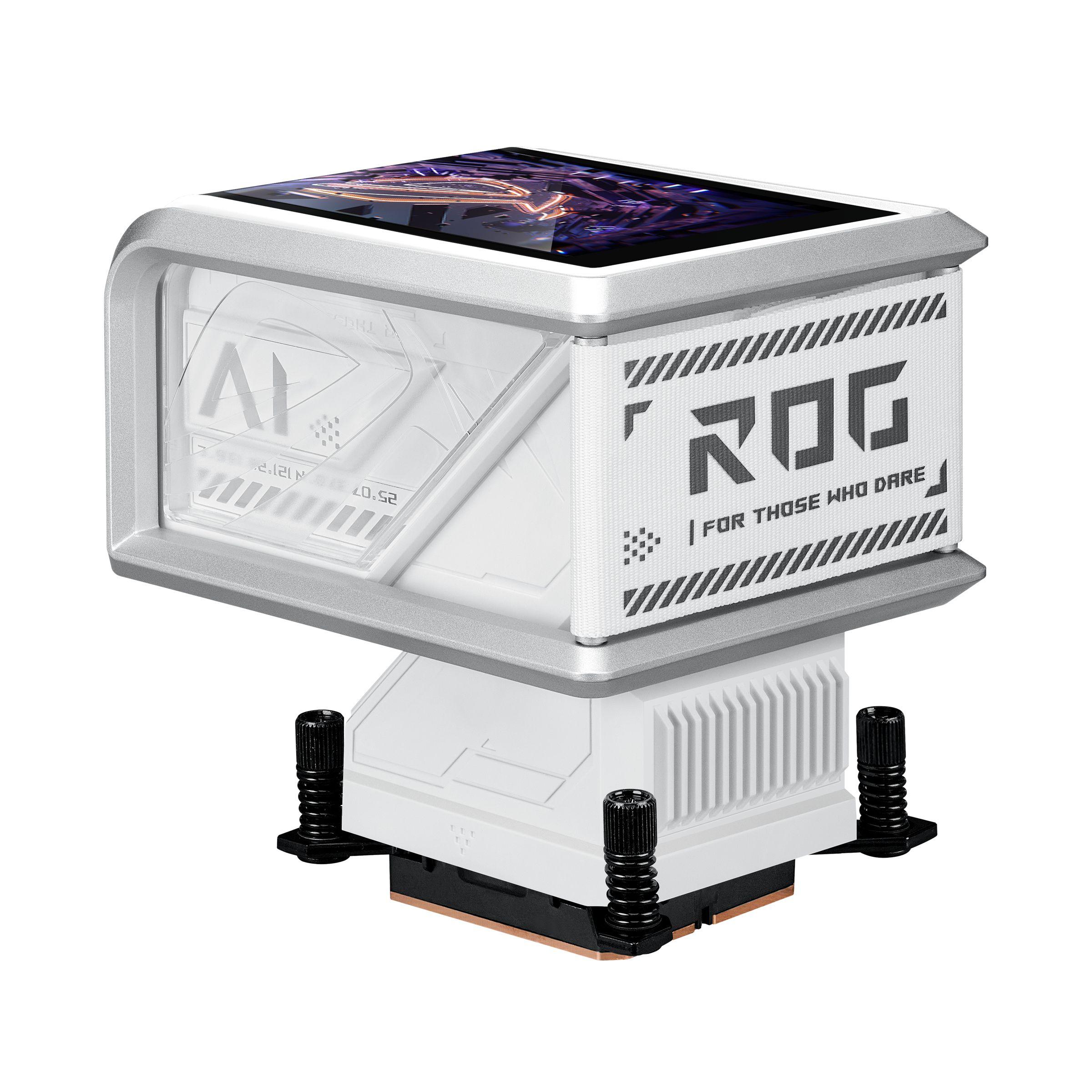Sistema de Refrigeração Líquida Tudo-em-Um ASUS ROG RYUO IV 360 ARGB WHT (12 cm - 2200 RPM - Multi - Branco) — miniatura 3