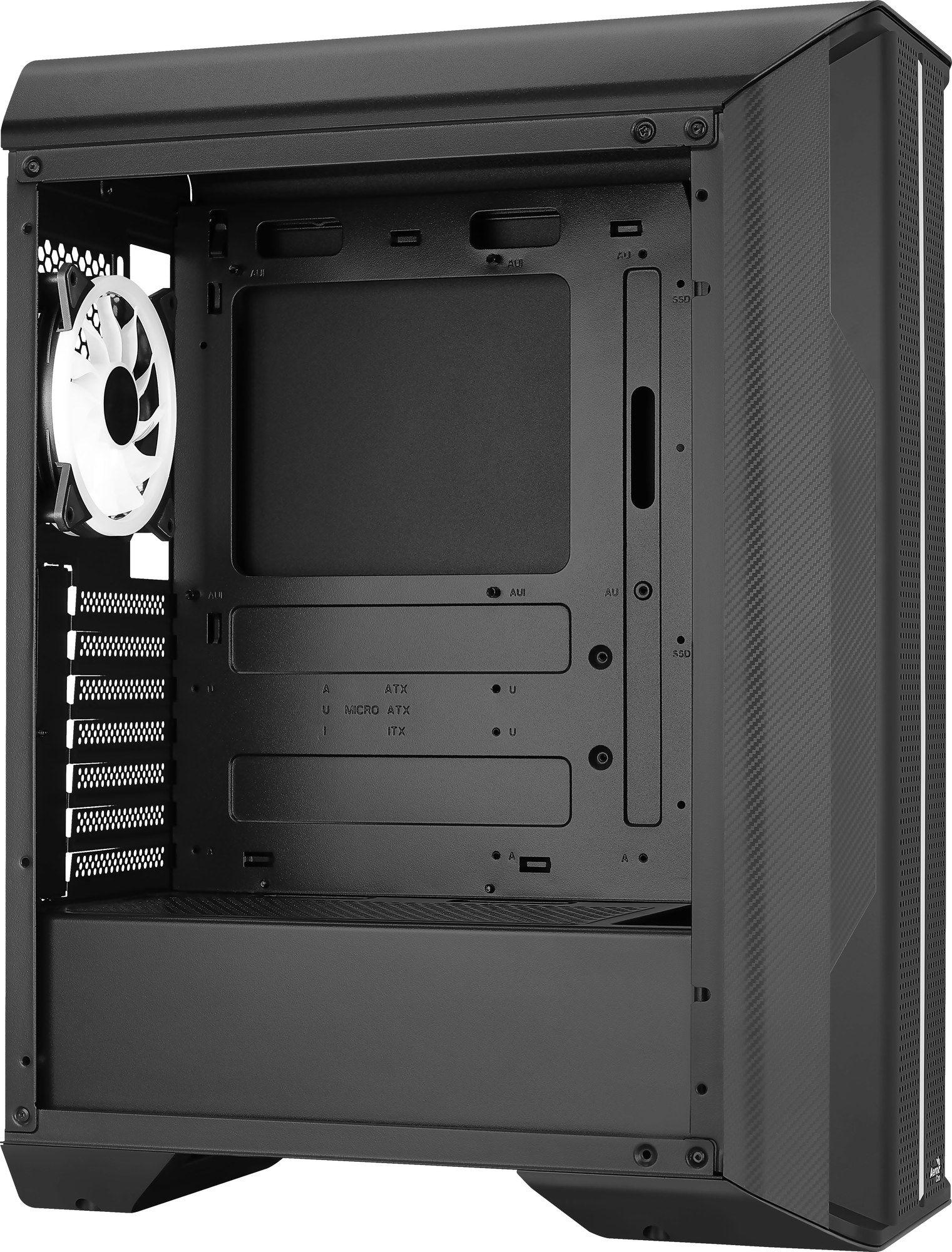 Caixa de Computador AEROCOOL Splinter Duo-G-BK-v1 (ATX, Micro ATX, Mini-ITX - Midi Tower - ABS, SPCC - Preto) — miniatura 8