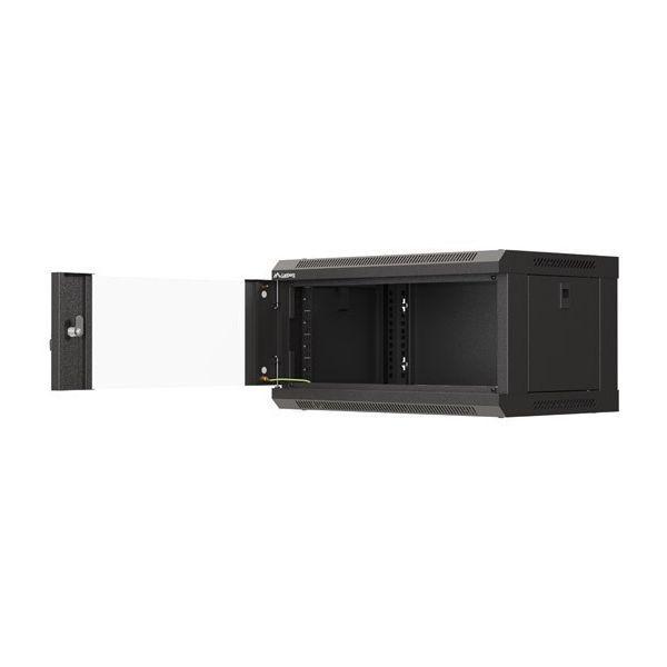 Armário Bastidor Mural LANBERG WF03-5304-10B (19" - 4U - 540 x 350 mm - Porta de vidro - Preto) — miniatura 4