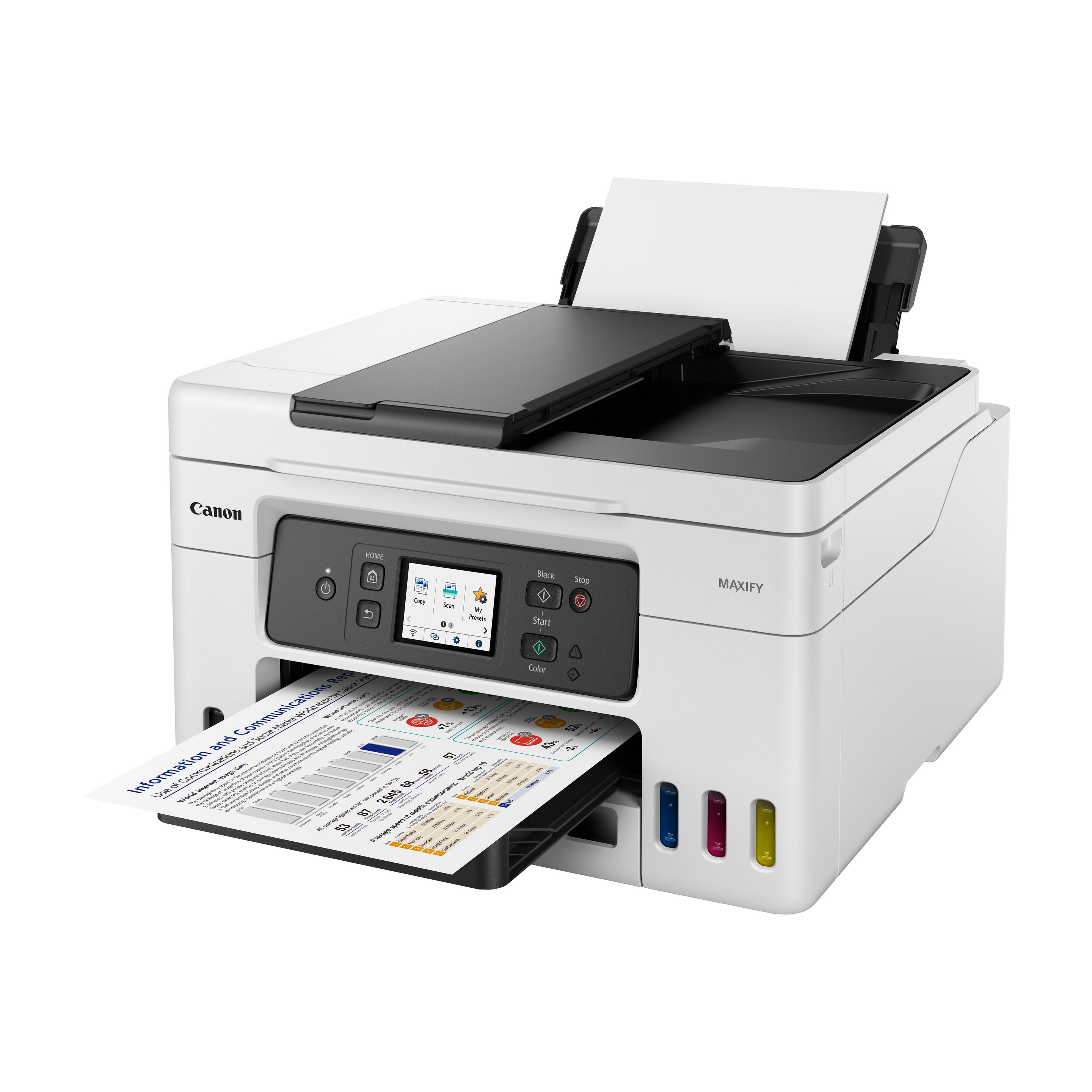 Impressora Multifunções CANON MAXIFY GX4050 (A4 - Impressão a cores - 350 folhas - Preto e Branco) — miniatura 3
