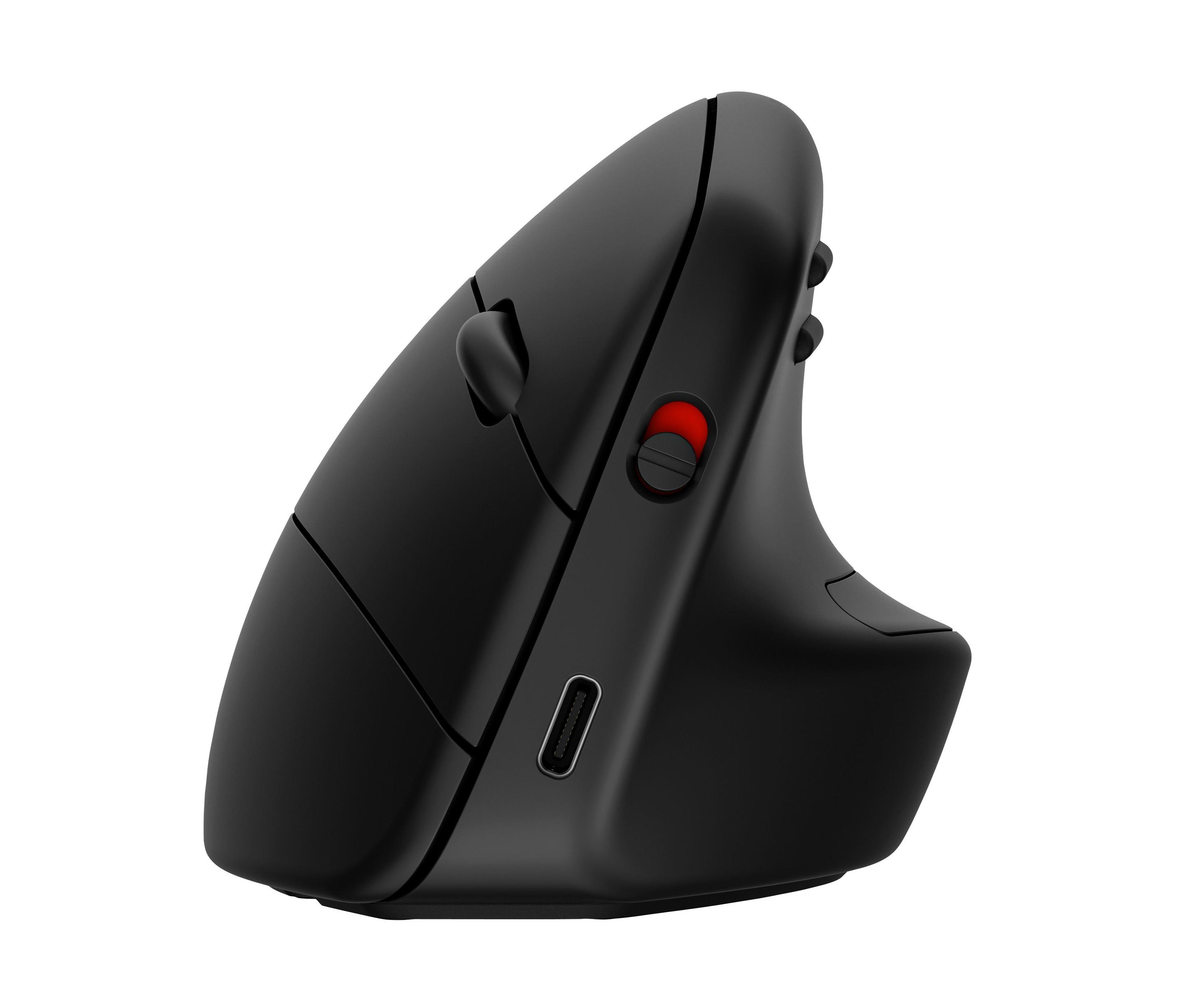 Rato HP 925 (Vertical, para mão direita - 4000 DPI - Ótico - Preto)