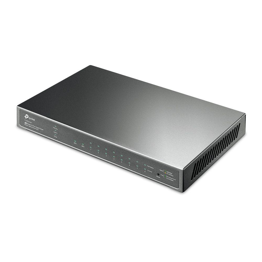 Switch Gerido TP-LINK Omada TL-SG2008 V1 (Gigabit Ethernet - 4 MB - 16 Gbit/s - Preto) — miniatura 2