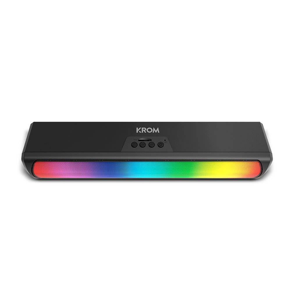 Barra de Som KROM K-POP (6 W - Com fios e sem fios - Preto), miniatura 4