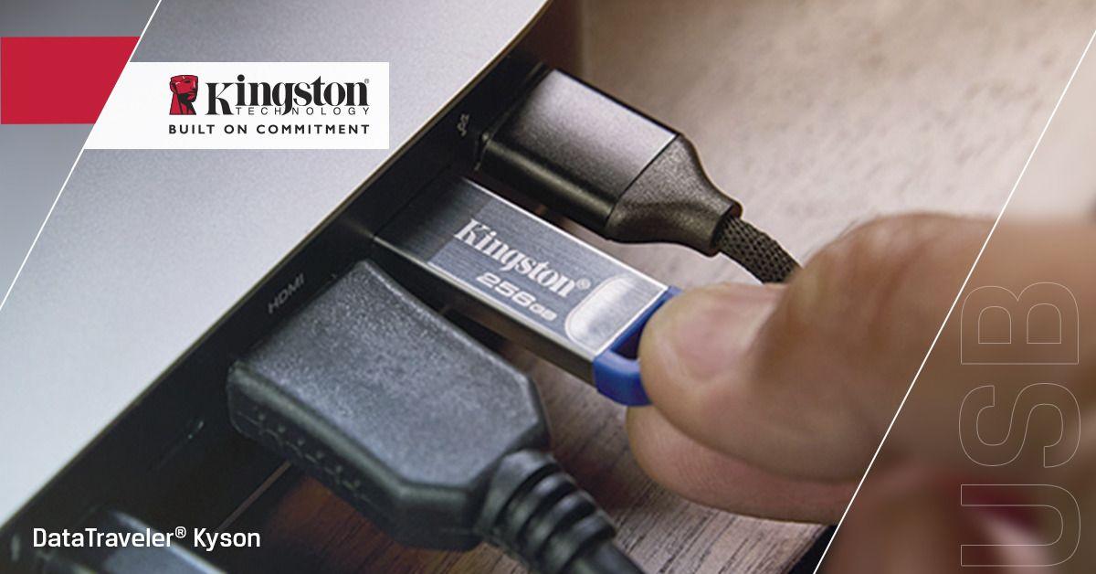 Pen USB KINGSTON DataTraveler Kyson (Sem tampa - USB Type-A - 3.2 Gen 1 - Aço inoxidável), miniatura 3