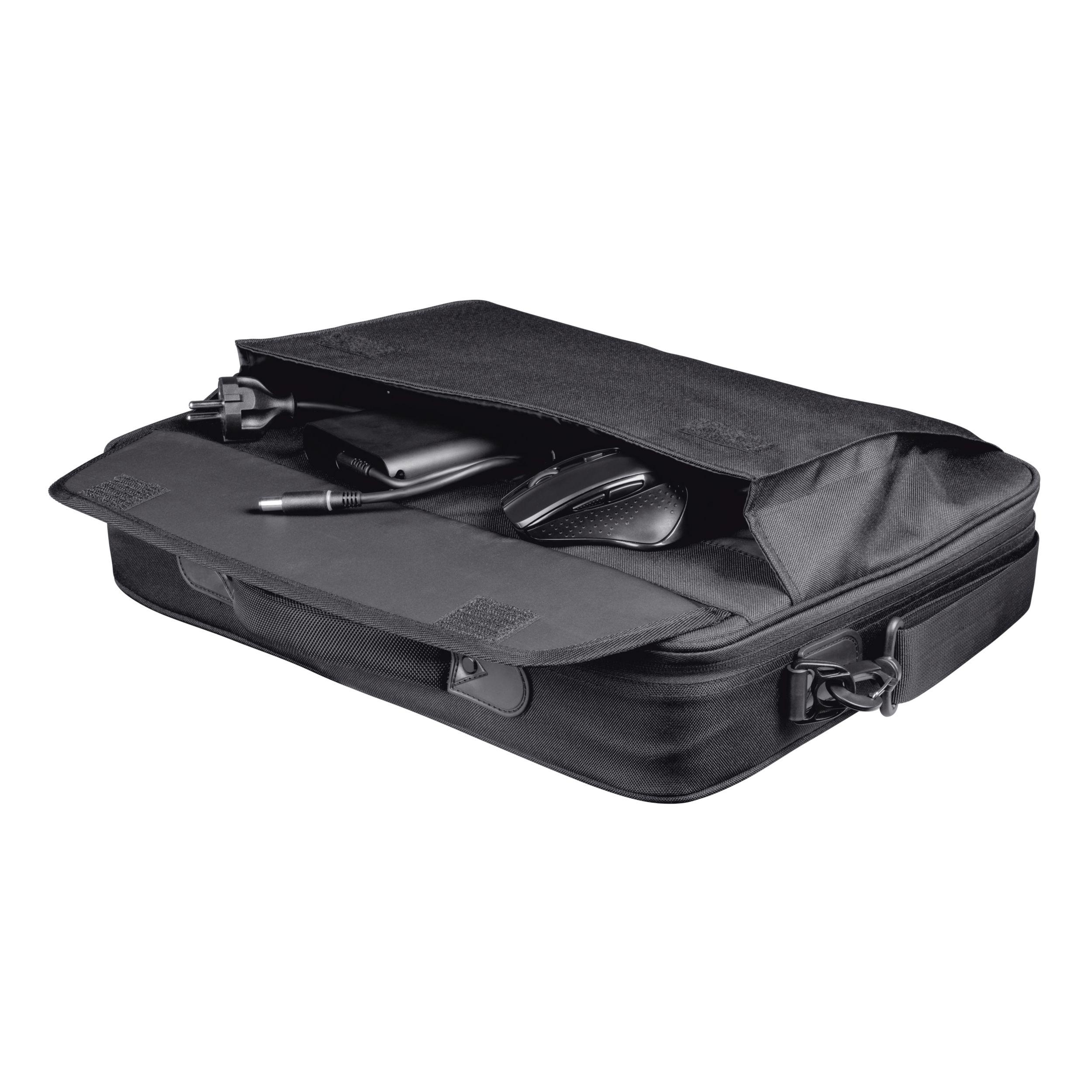 Mala para Portátil TRUST Atlanta (16" - Poliéster - 40,6 cm - Preto) — miniatura 6