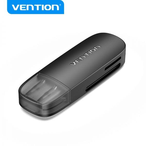 Leitor de Cartões VENTION CLEB0 (USB 2.0-A - Preto), miniatura 2
