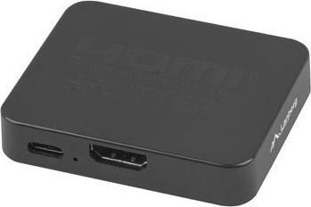 Splitter HDMI LANBERG SPV-HDMI-1002 (HDMI 1.4b - 1 x HDMI - 2 x HDMI - Preto)