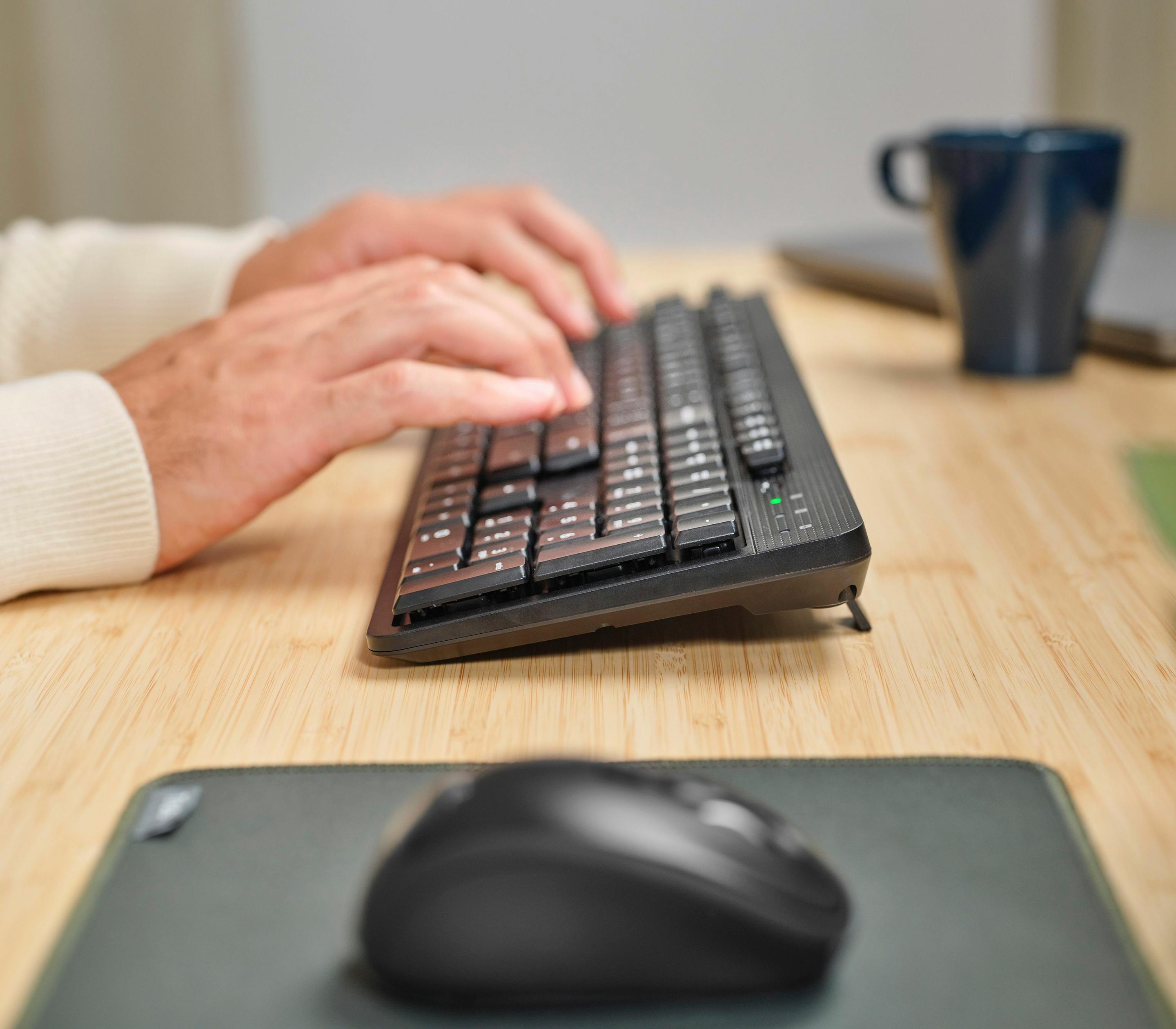 Teclado TRUST Ody II (Inglês - Interruptor de membrana - Tamanho completo - Preto) — miniatura 7